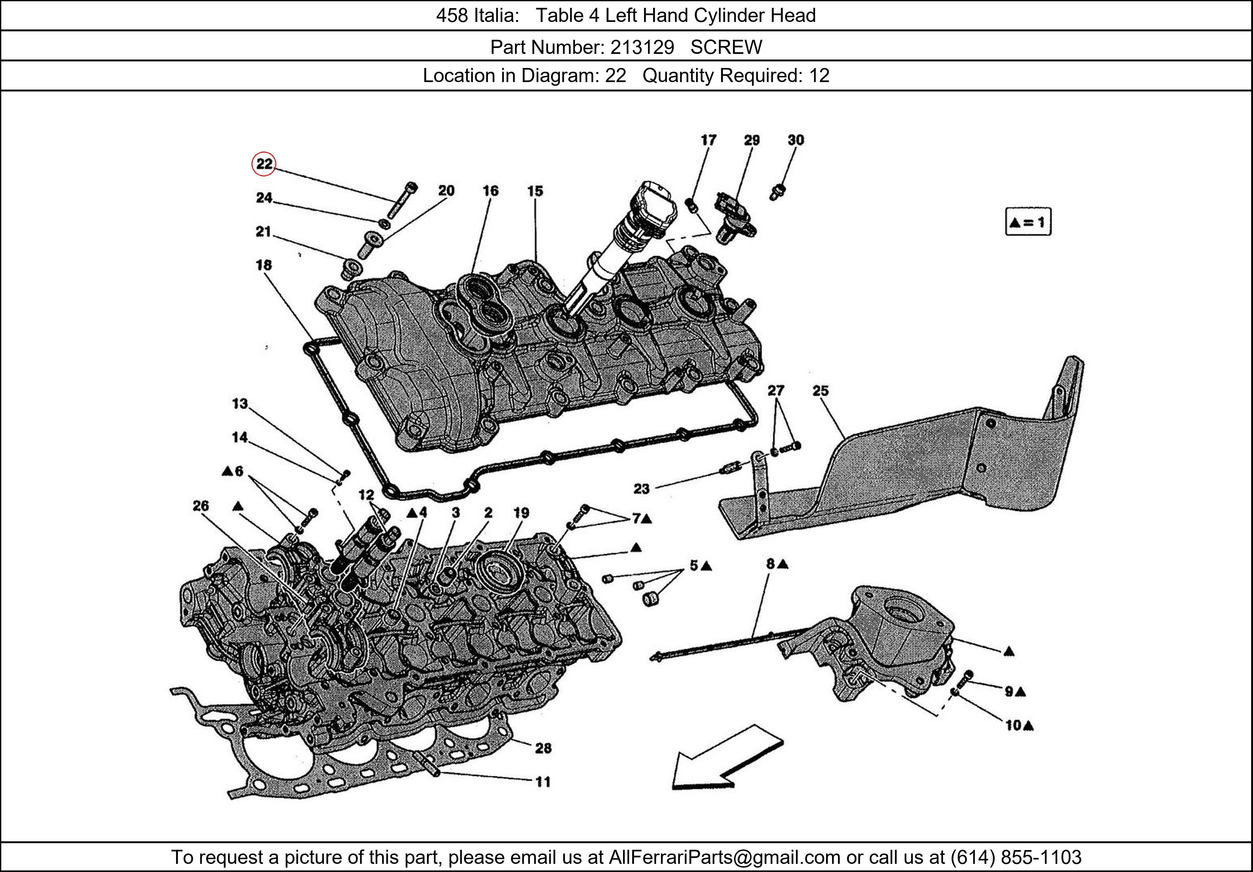 Ferrari Part 213129