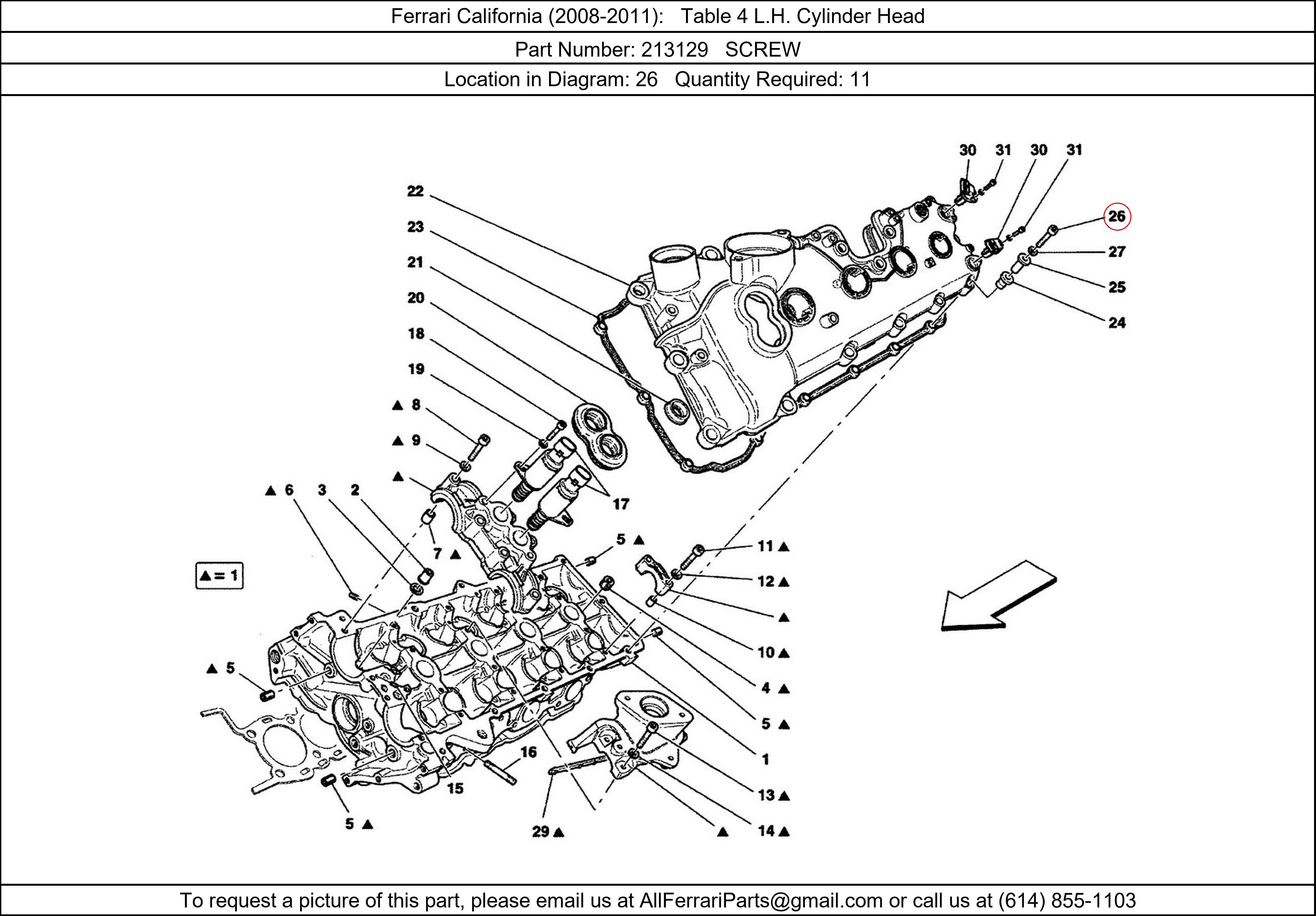 Ferrari Part 213129