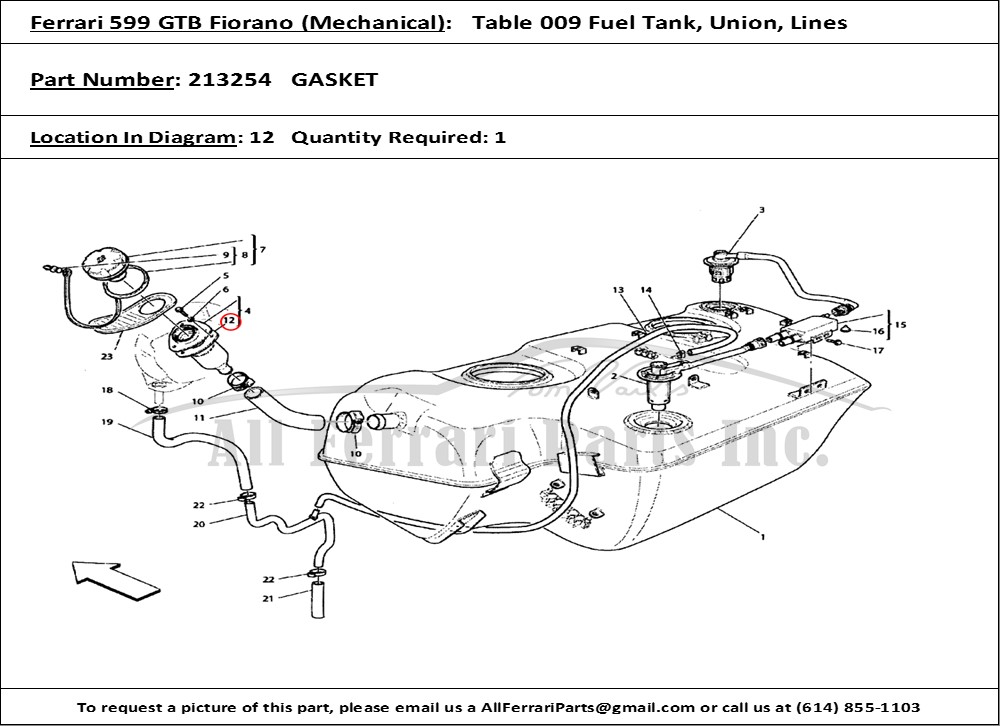 Ferrari Part 213254