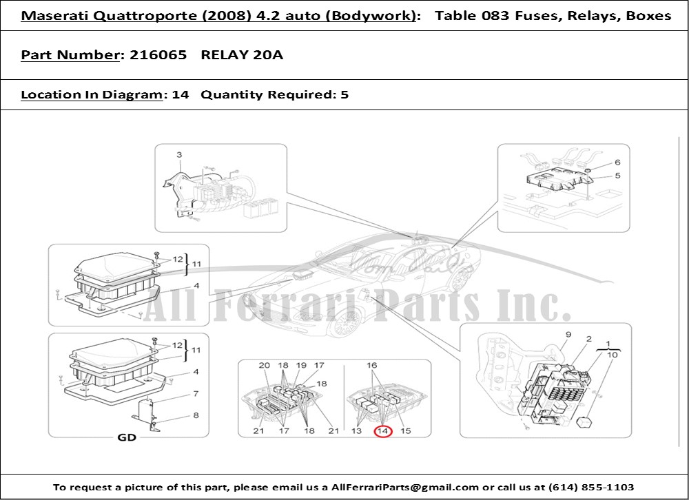 Ferrari Part 216065