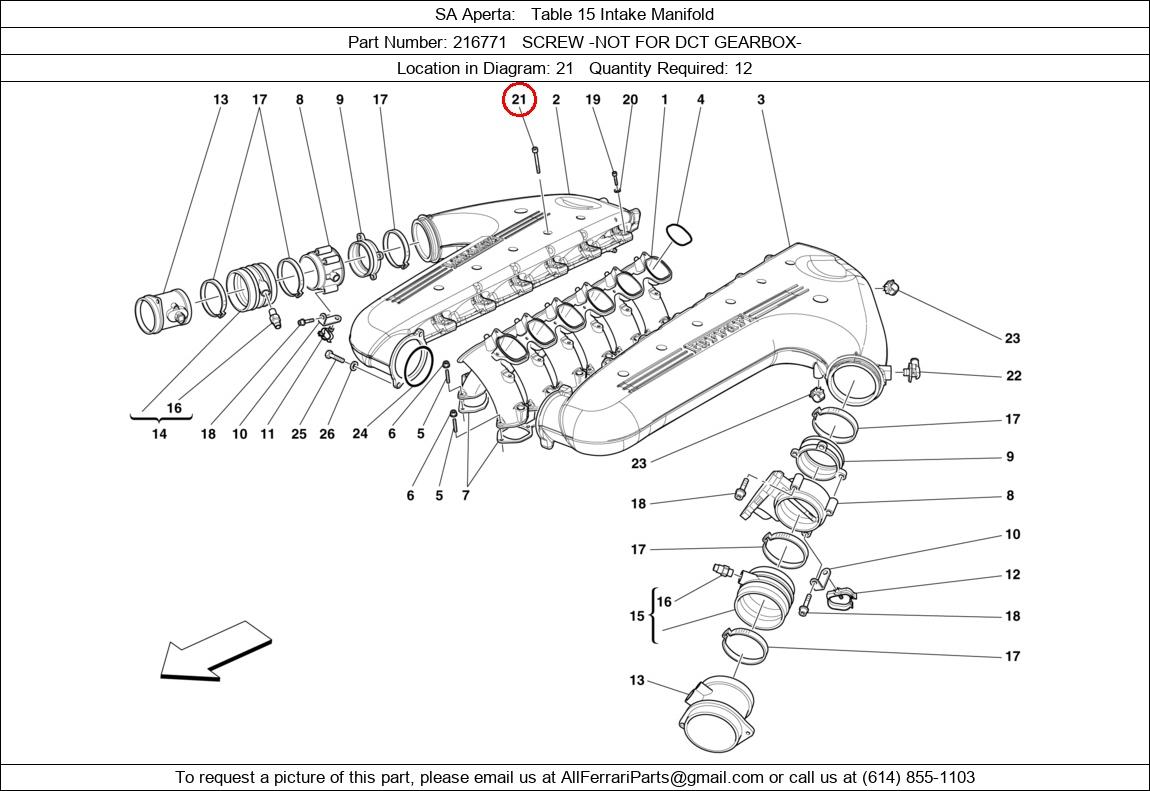 Ferrari Part 216771