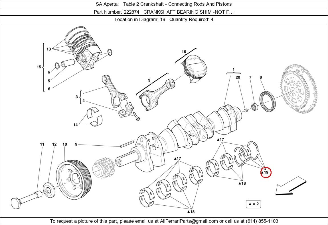 Ferrari Part 222874