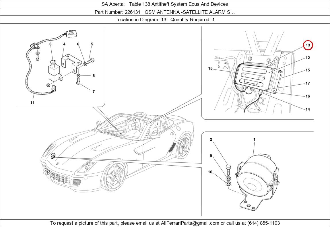 Ferrari Part 226131