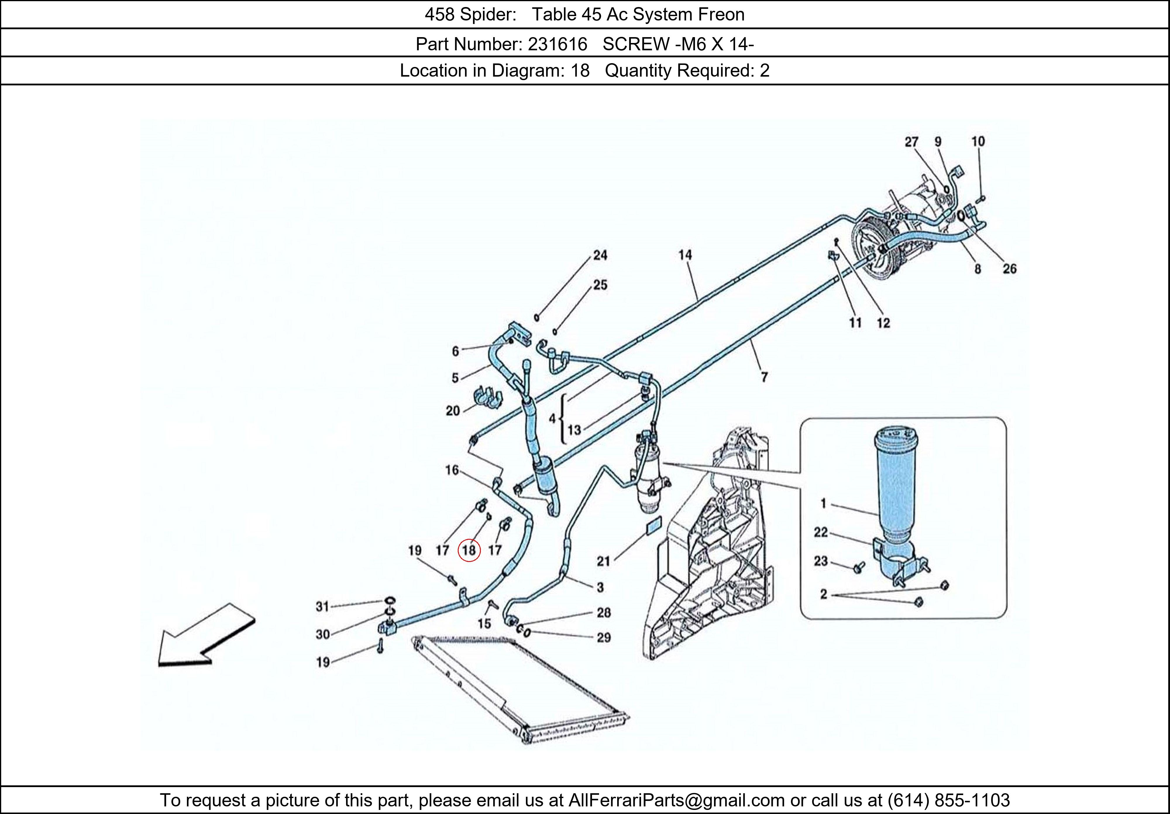 Ferrari Part 231616