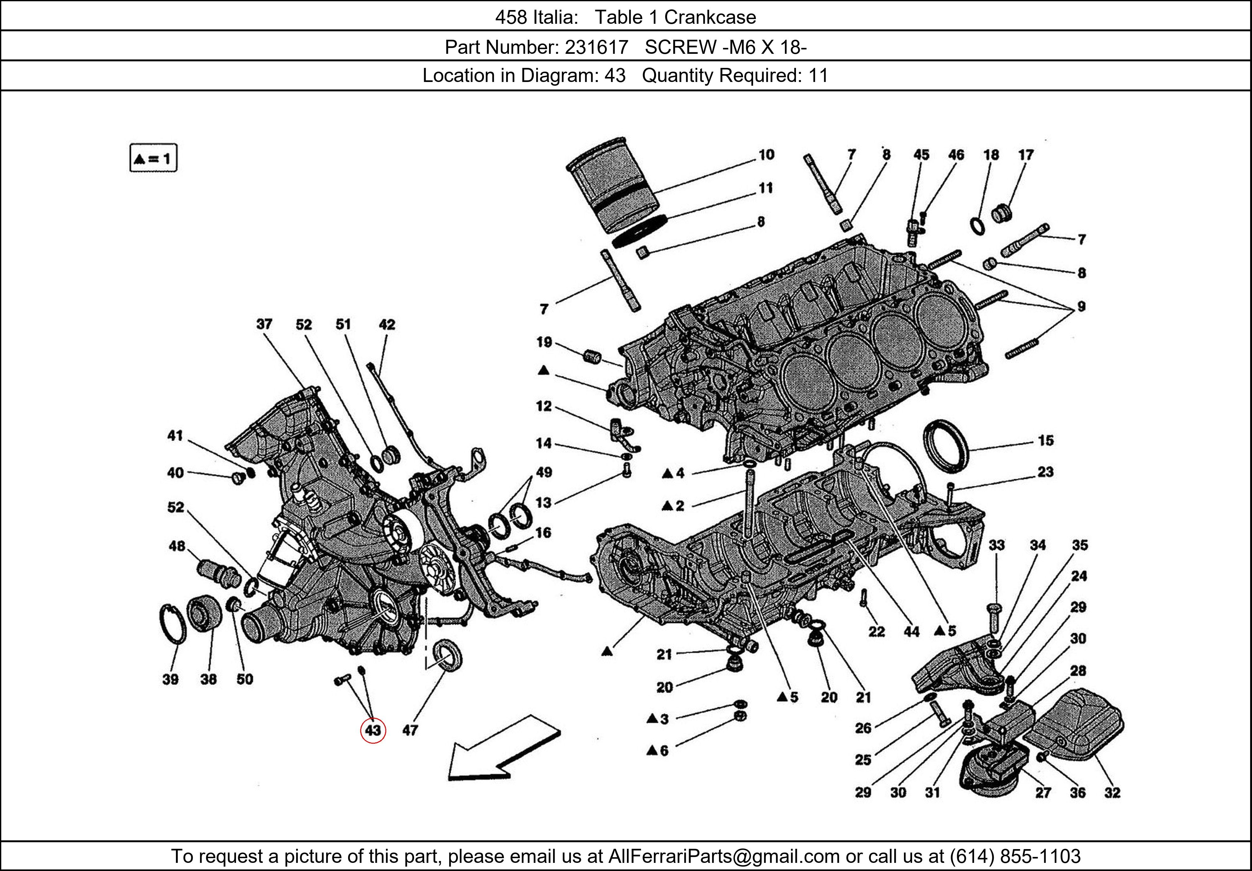 Ferrari Part 231617