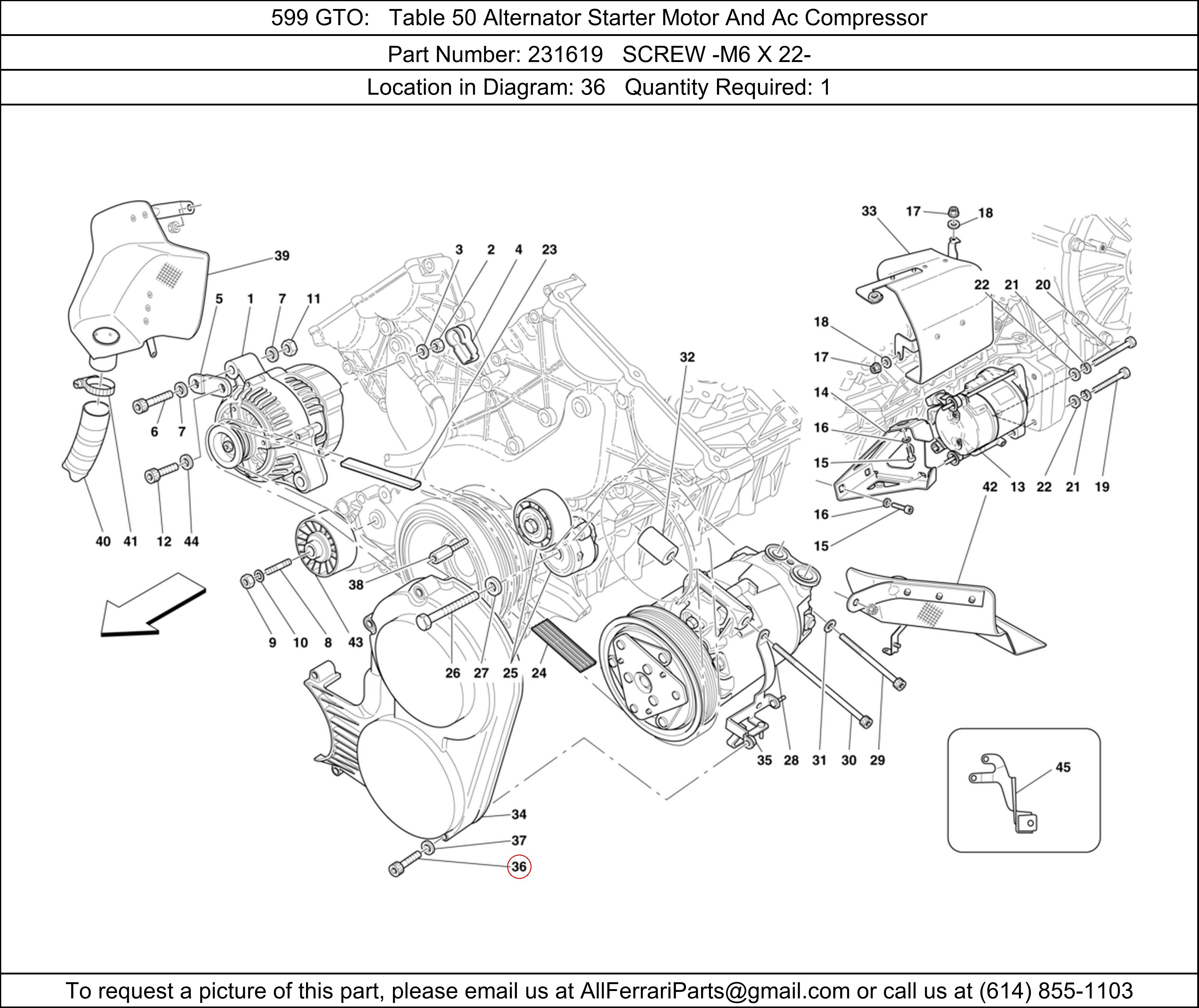 Ferrari Part 231619