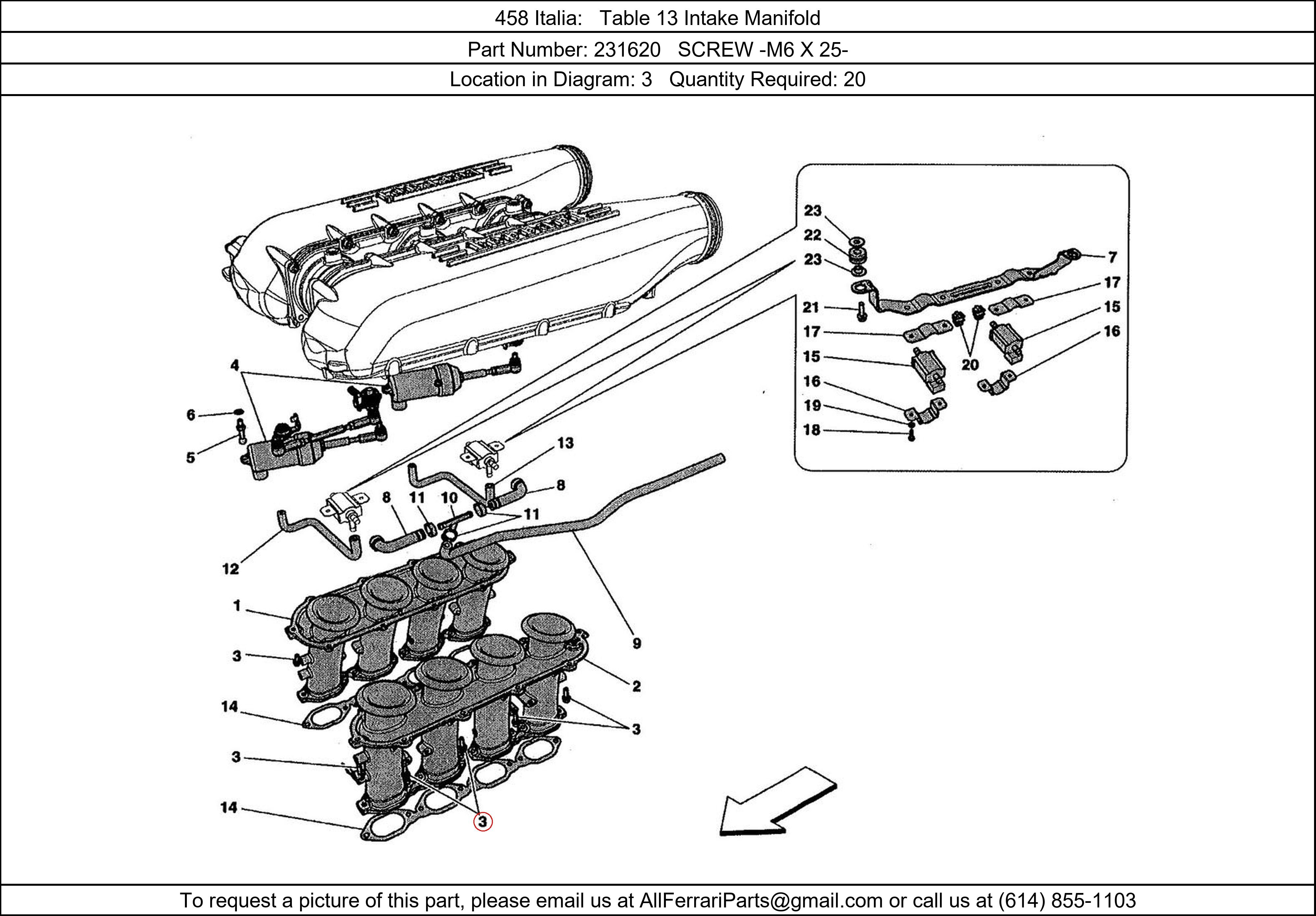 Ferrari Part 231620