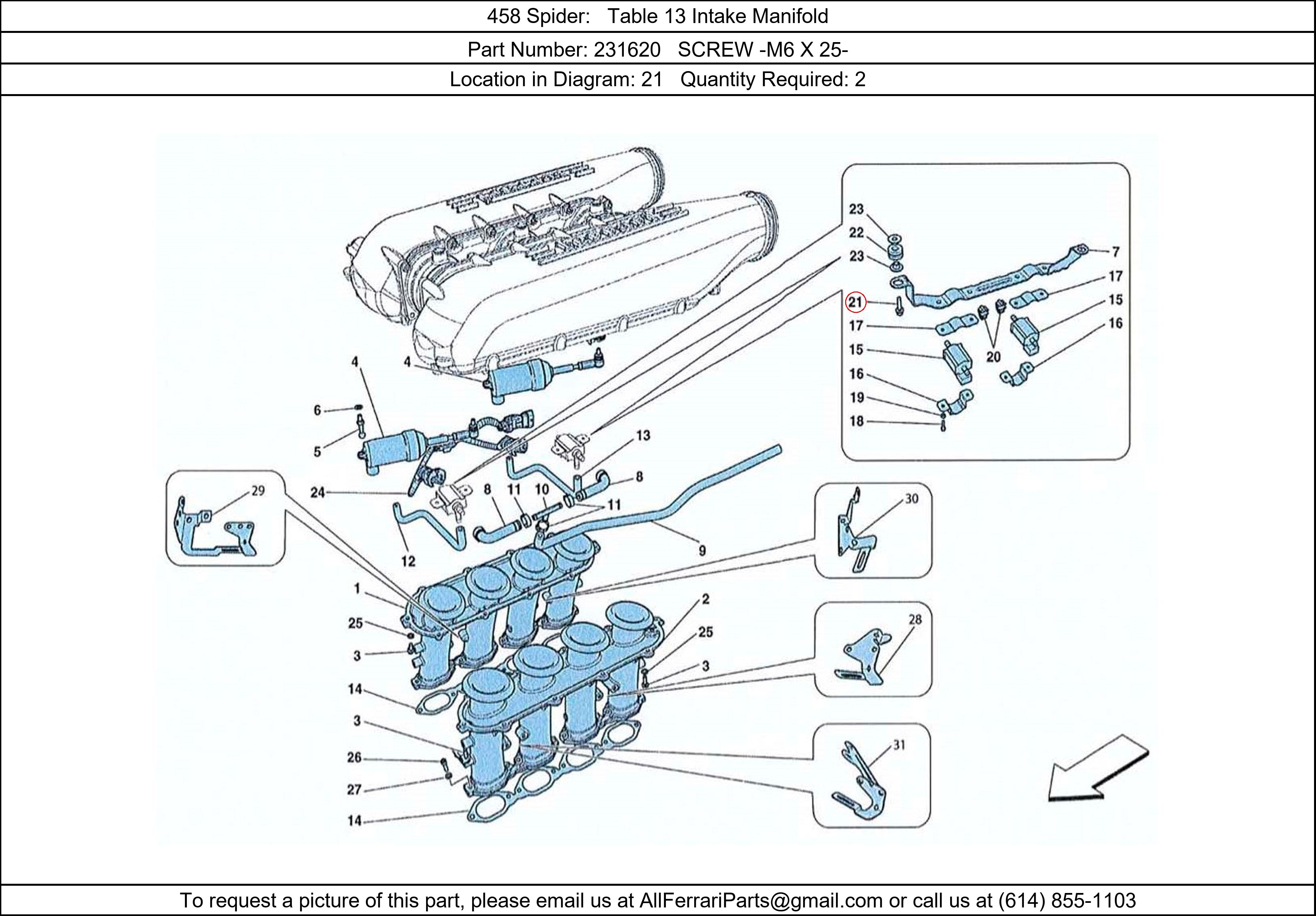 Ferrari Part 231620