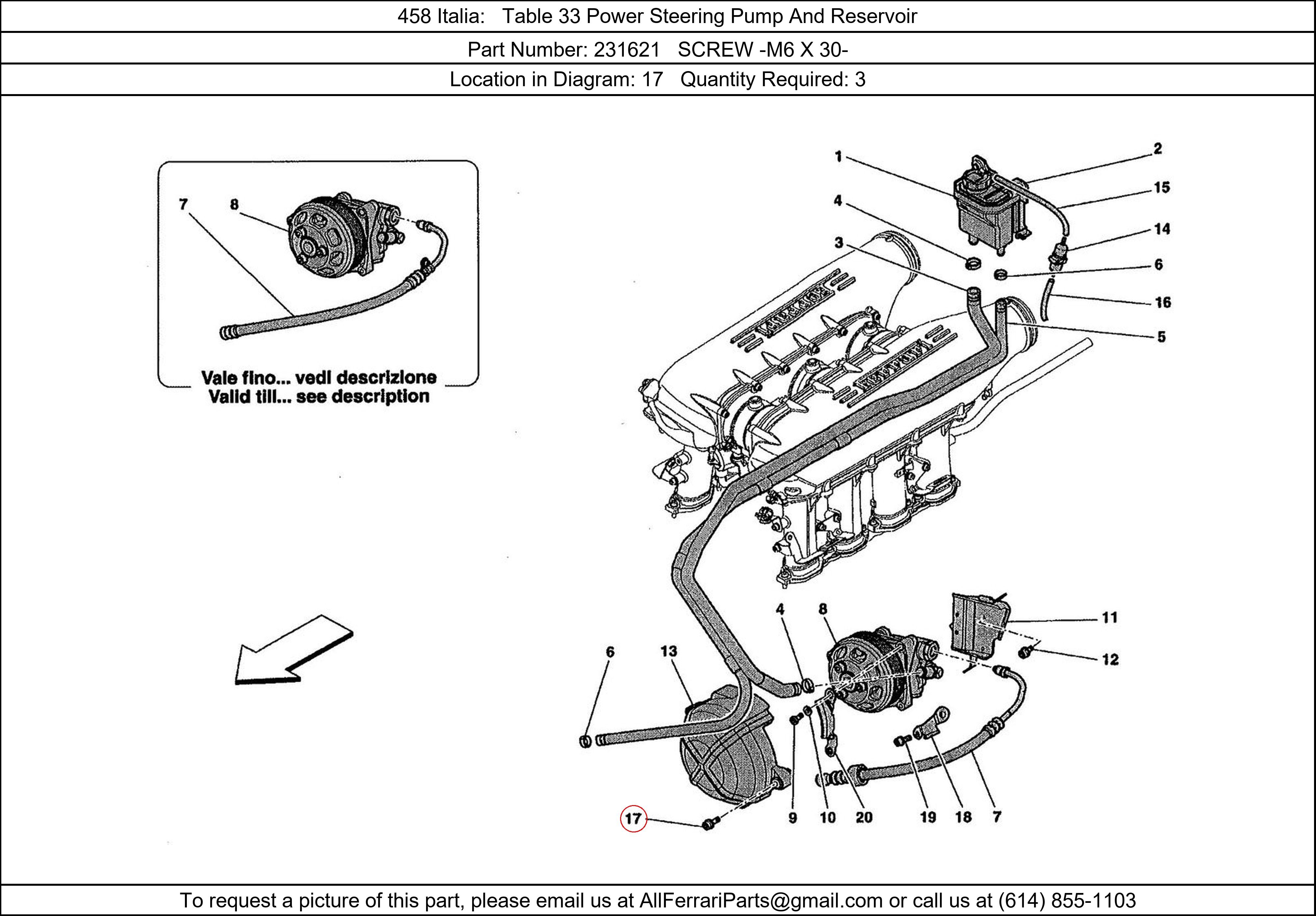 Ferrari Part 231621