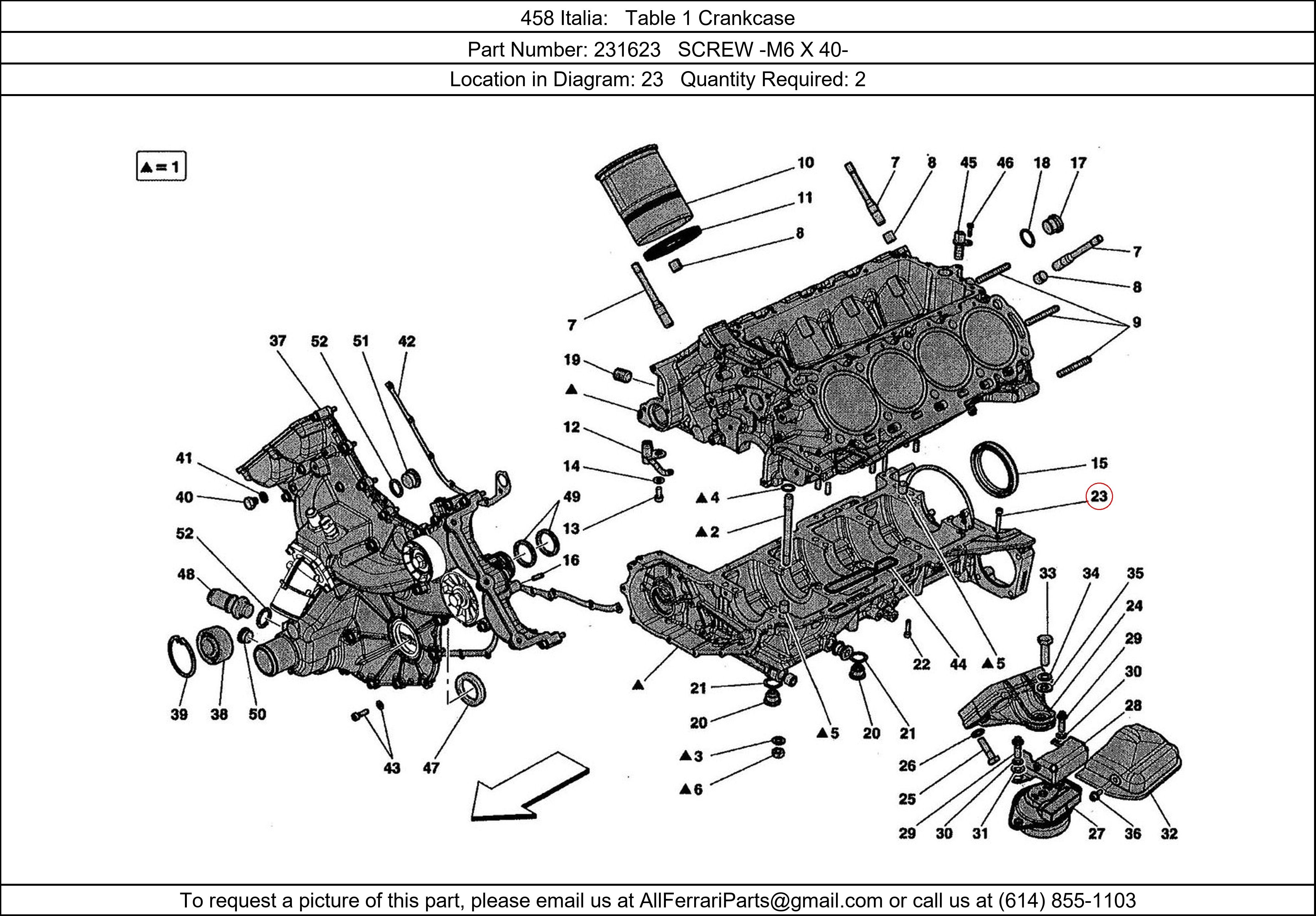 Ferrari Part 231623