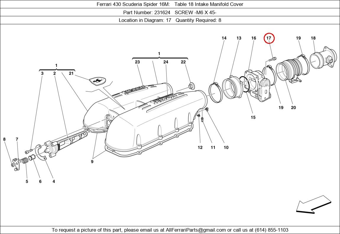 Ferrari Part 231624