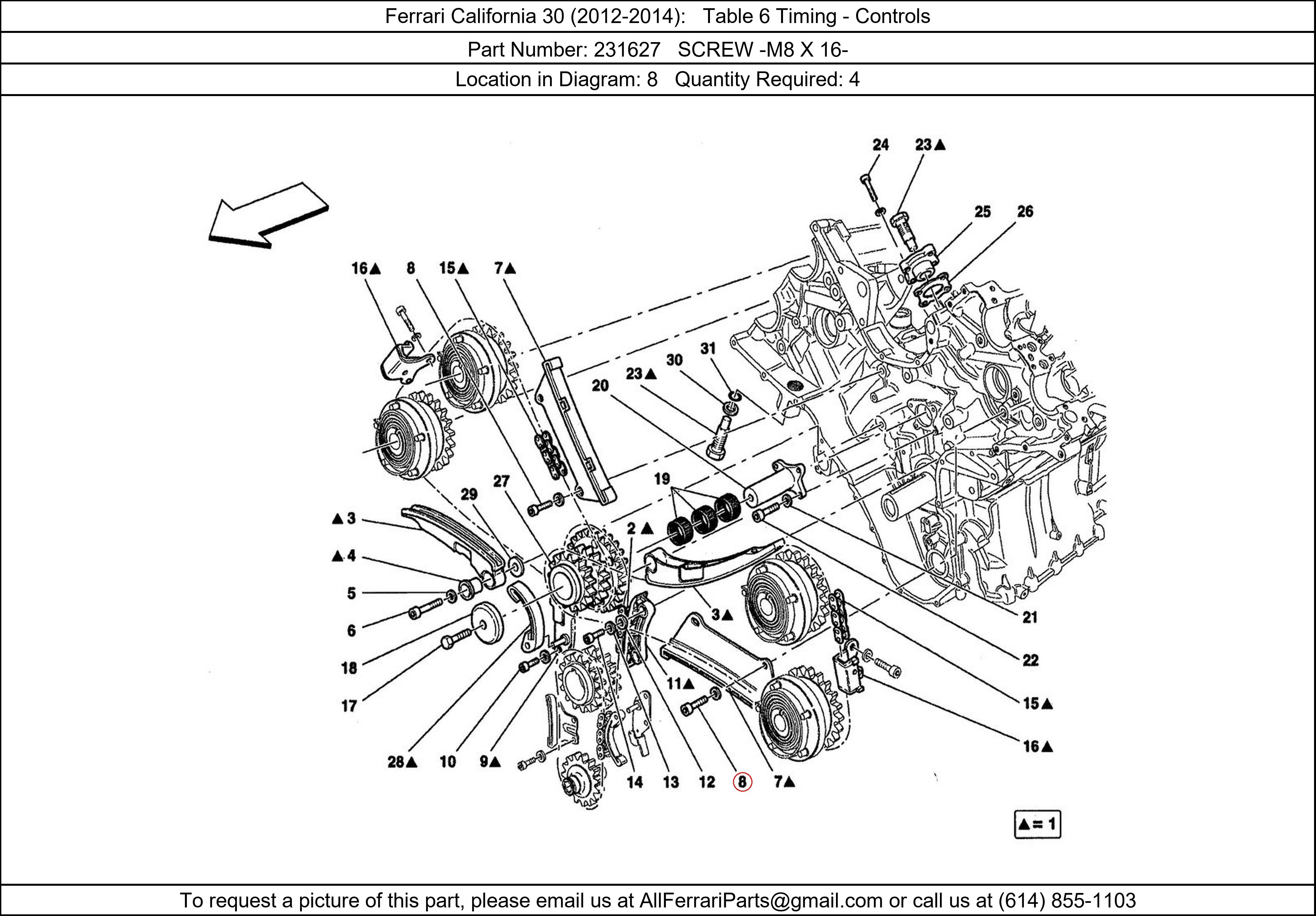 Ferrari Part 231627