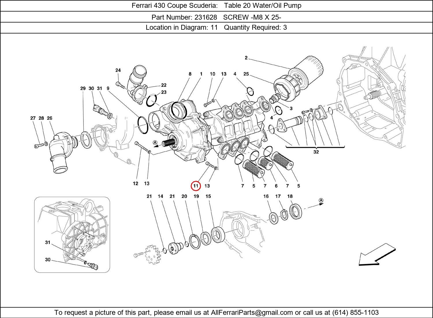 Ferrari Part 231628