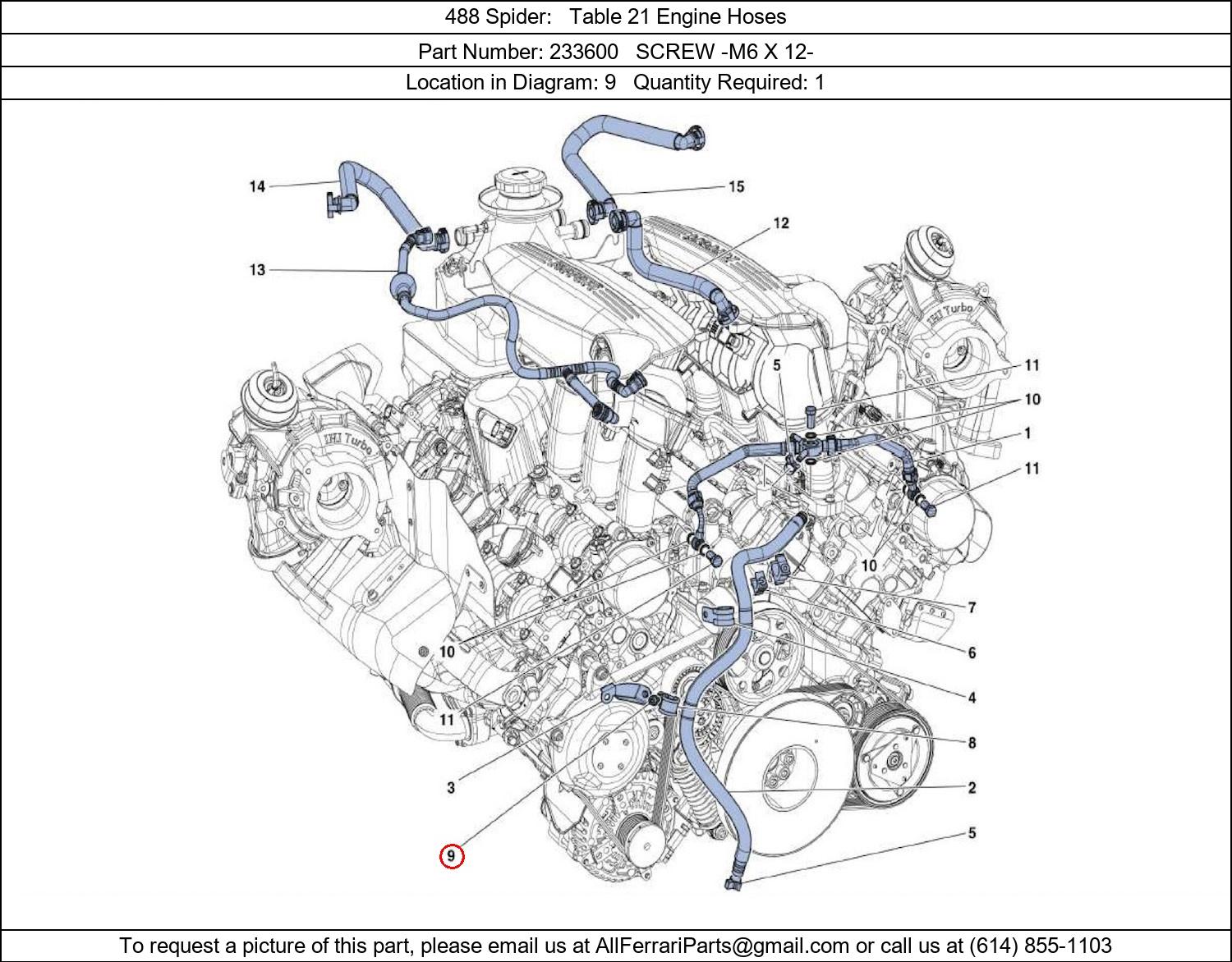 Ferrari Part 233600