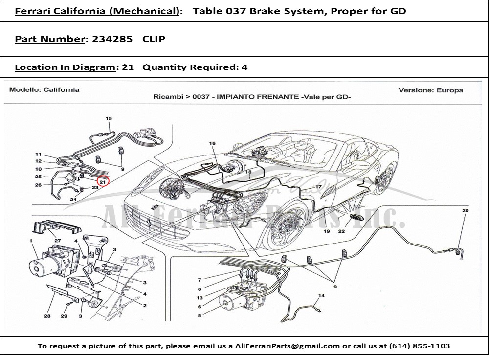 Ferrari Part 234285