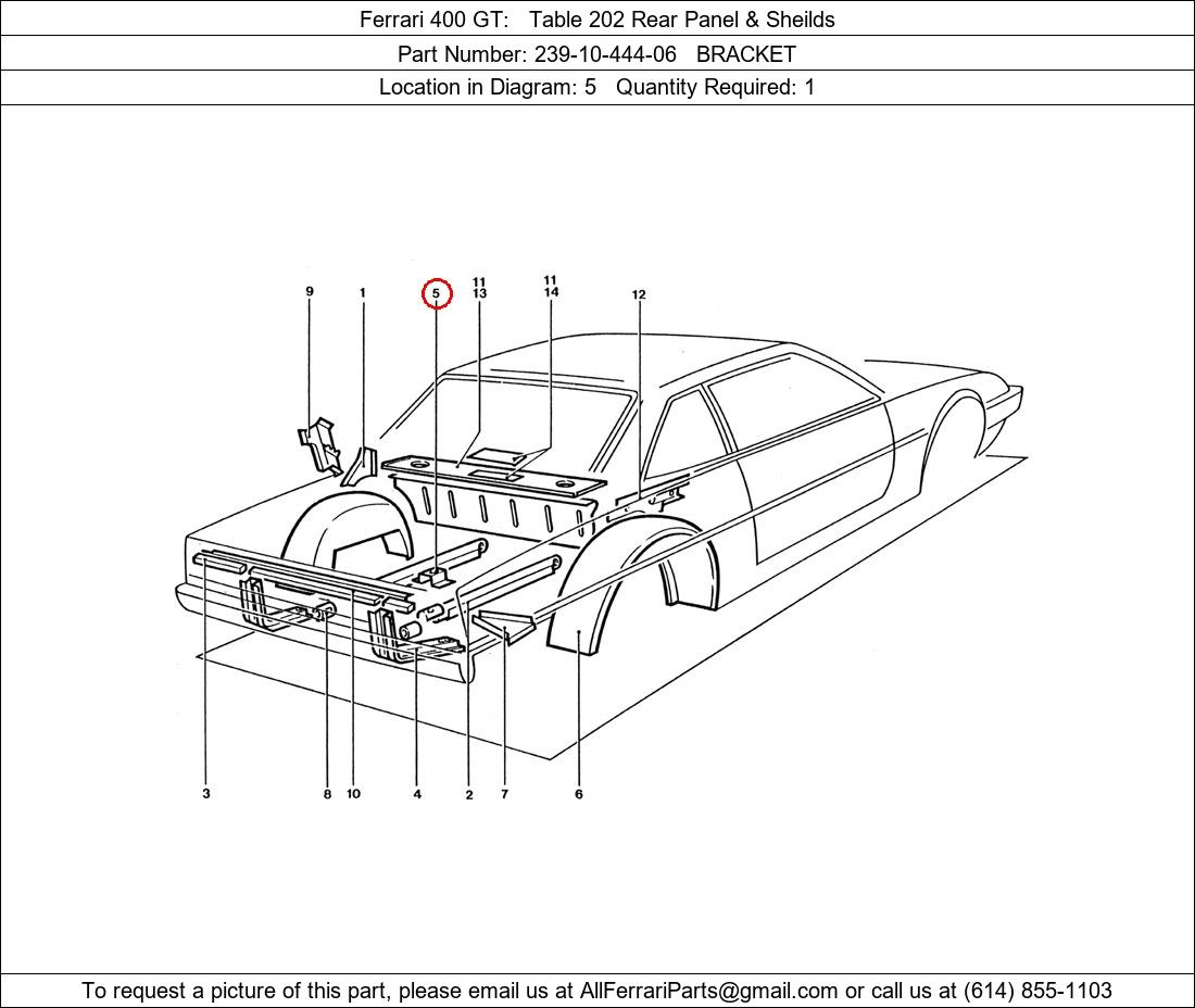 Ferrari Part 239-10-444-06