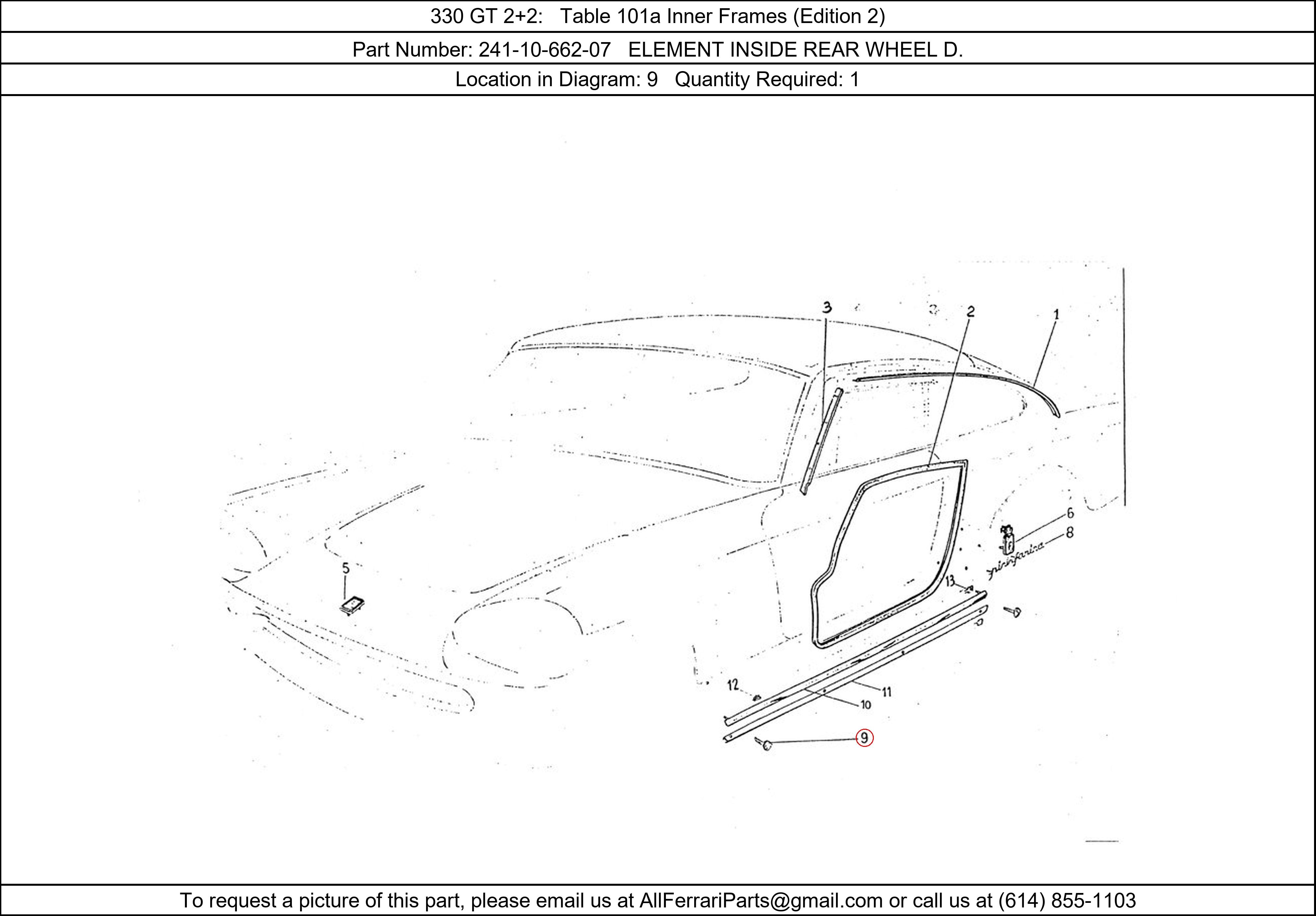 Ferrari Part 241-10-662-07