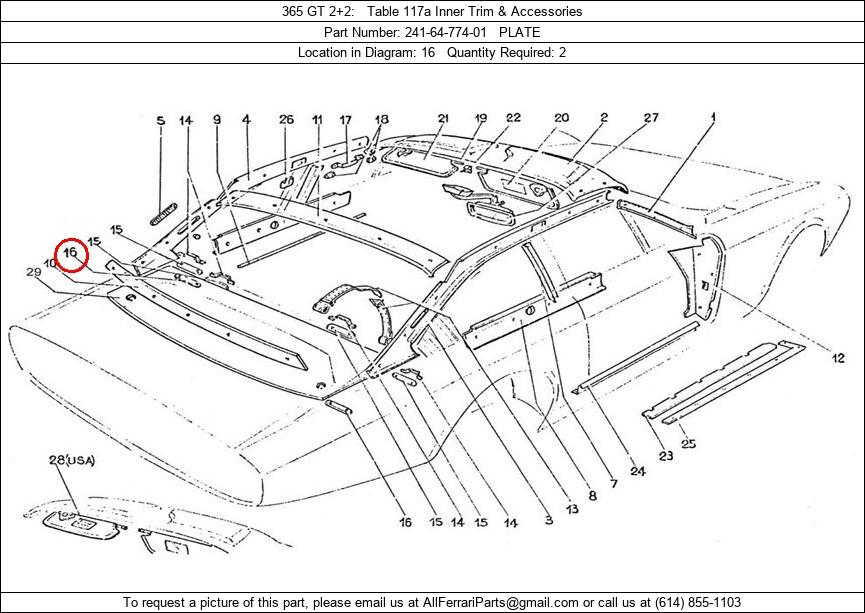 Ferrari Part 241-64-774-01