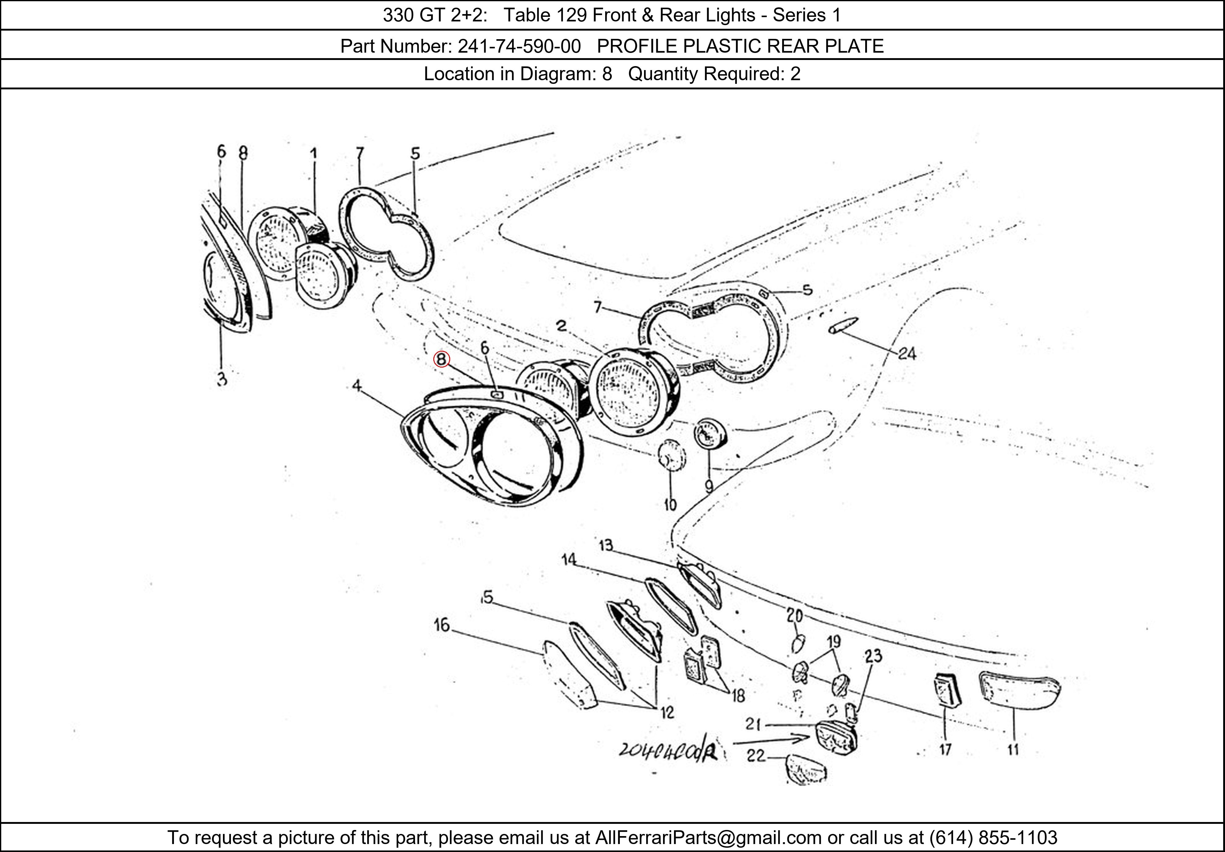 Ferrari Part 241-74-590-00