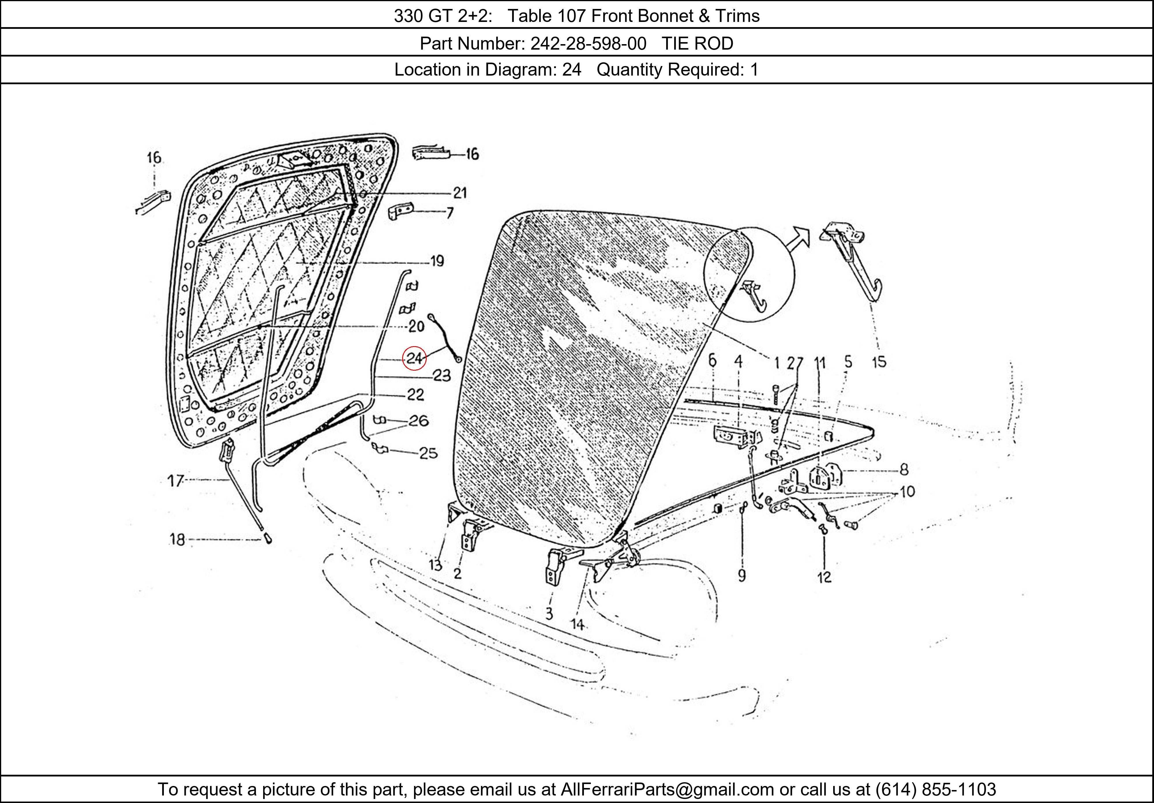 Ferrari Part 242-28-598-00
