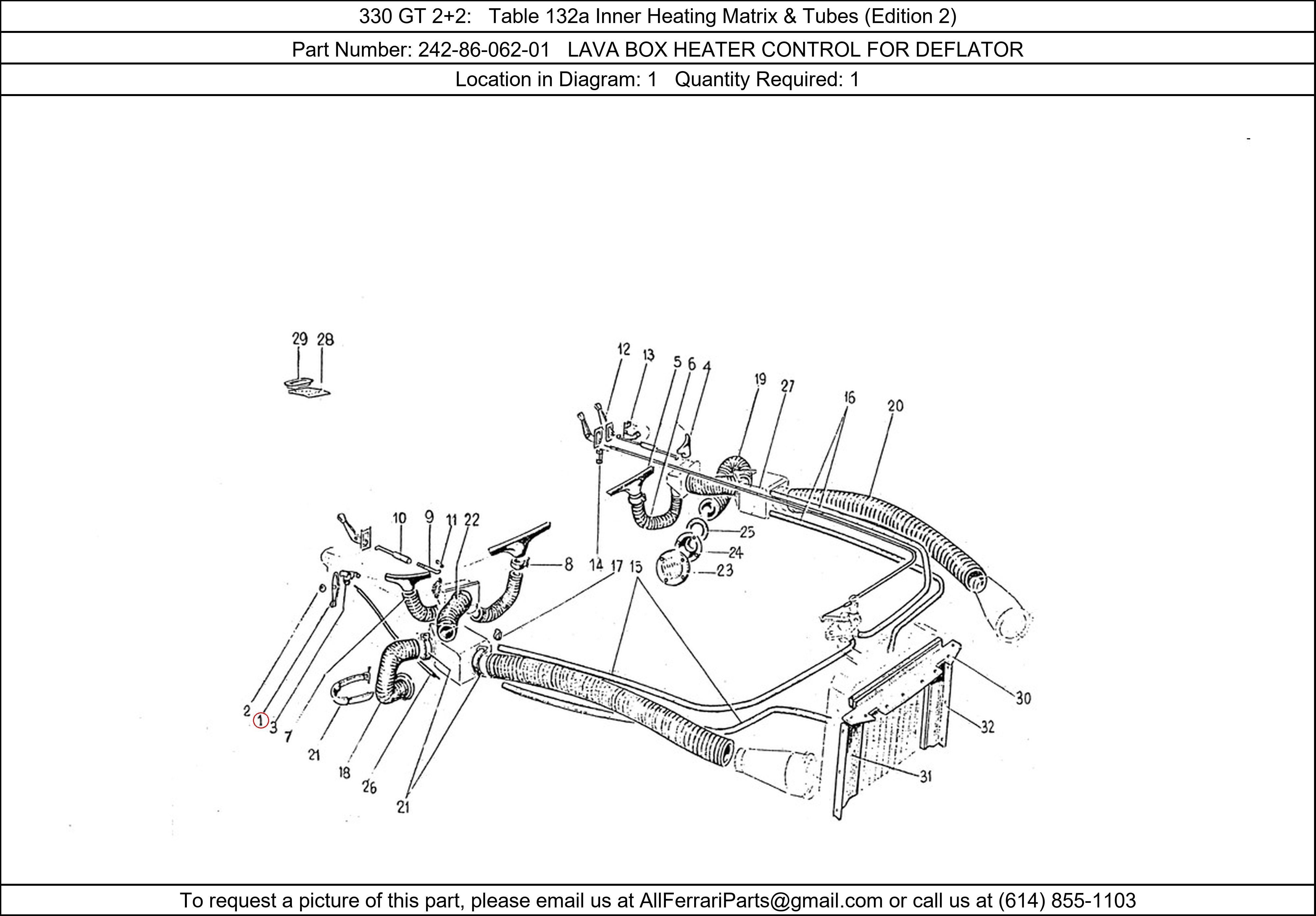 Ferrari Part 242-86-062-01