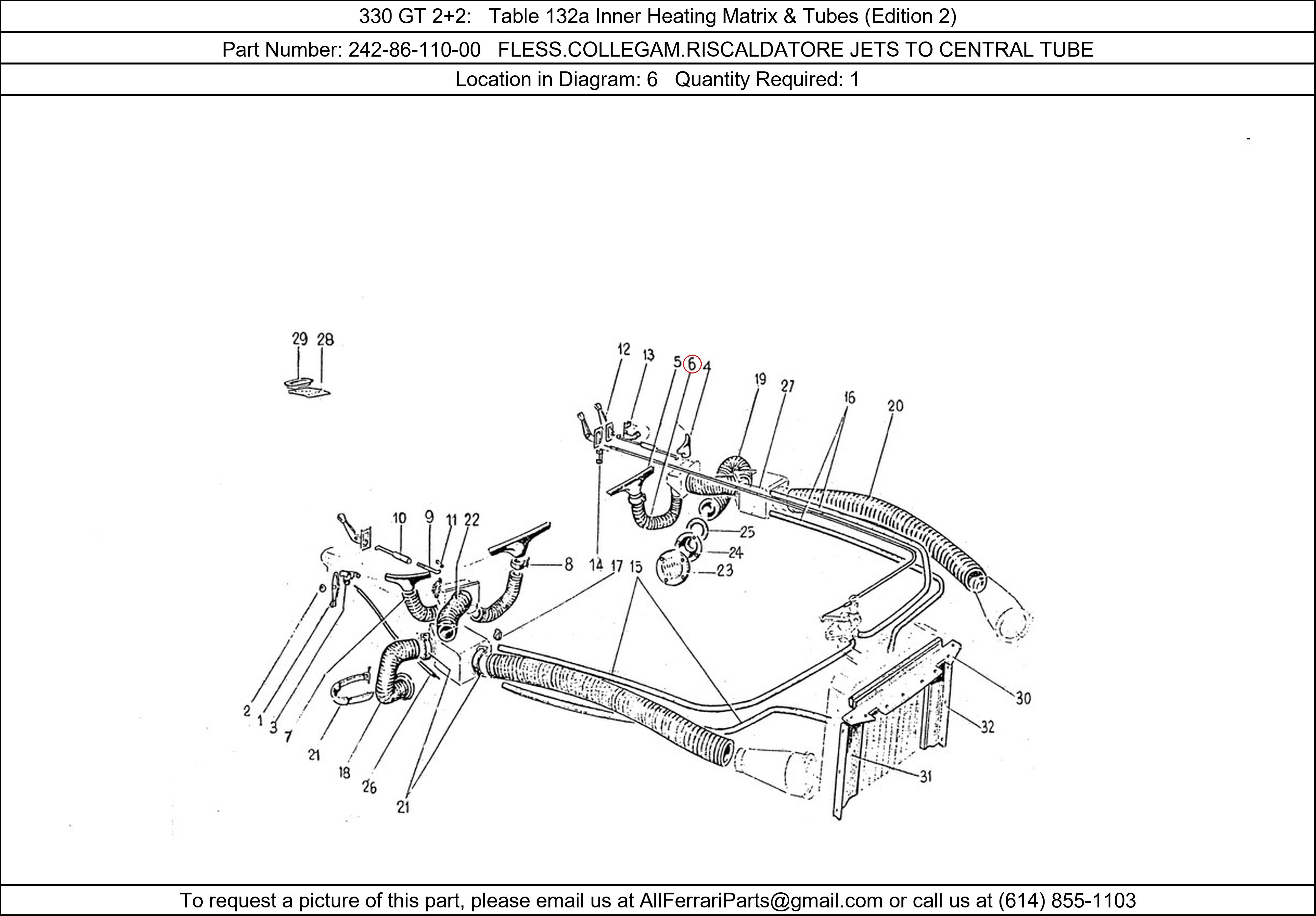 Ferrari Part 242-86-110-00