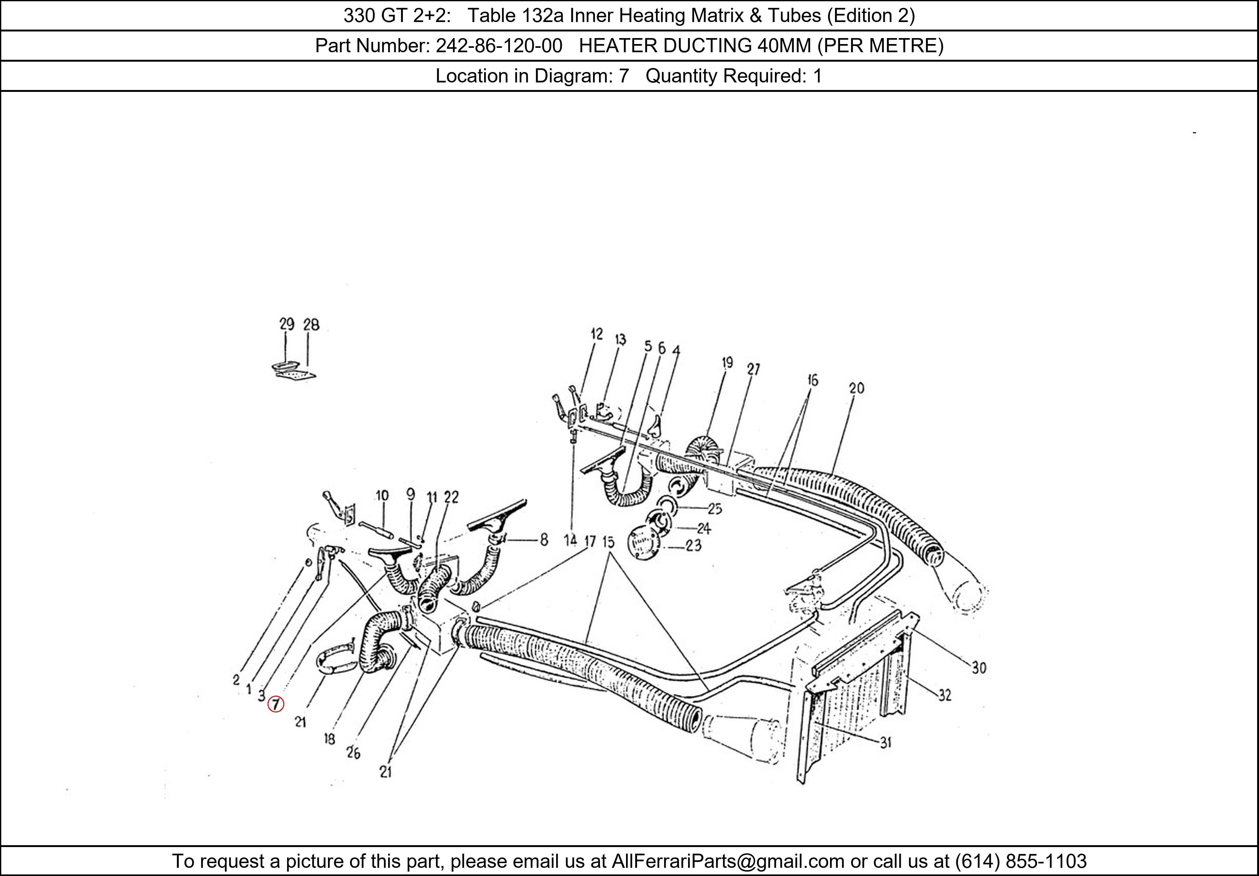 Ferrari Part 242-86-120-00