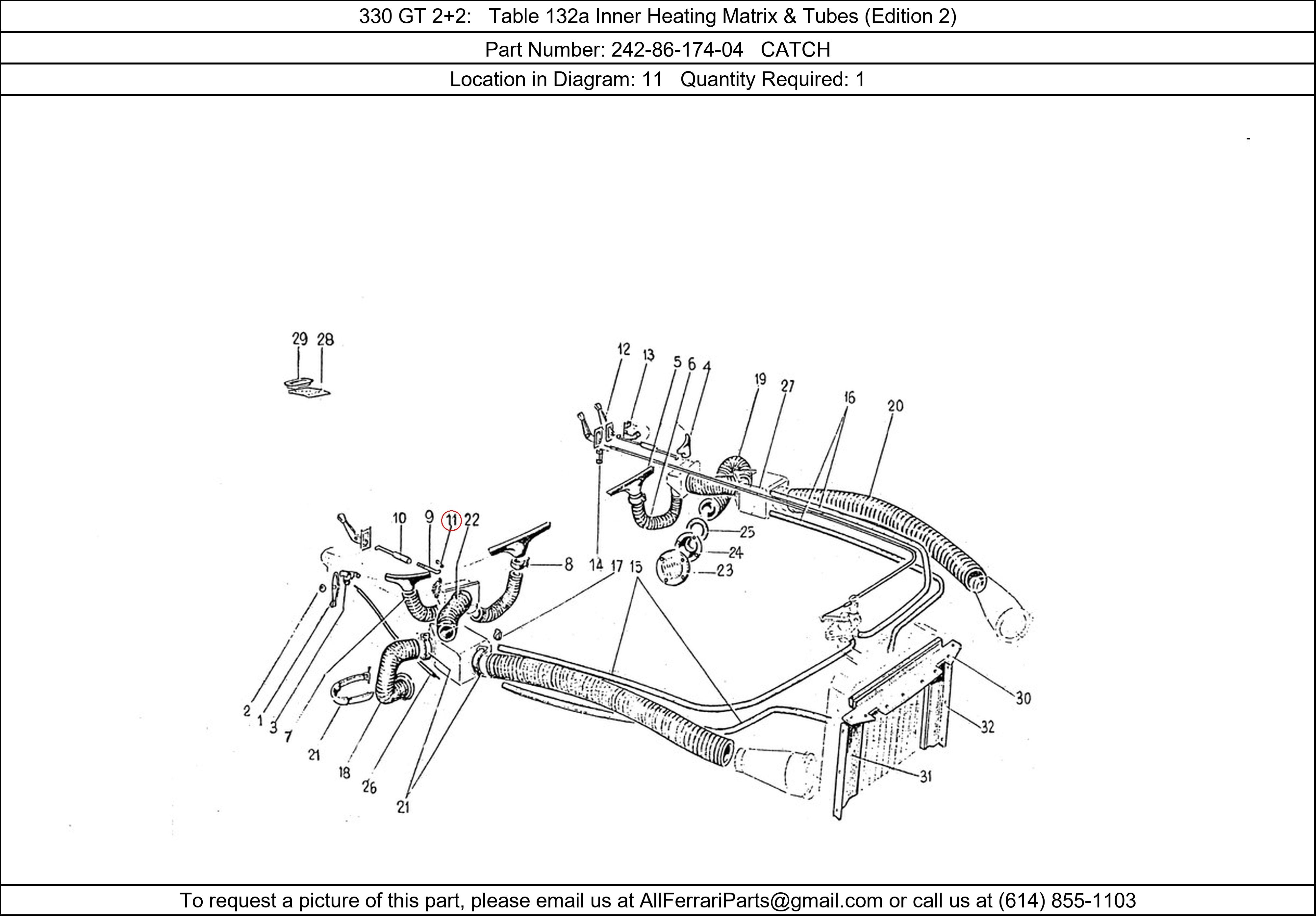 Ferrari Part 242-86-174-04
