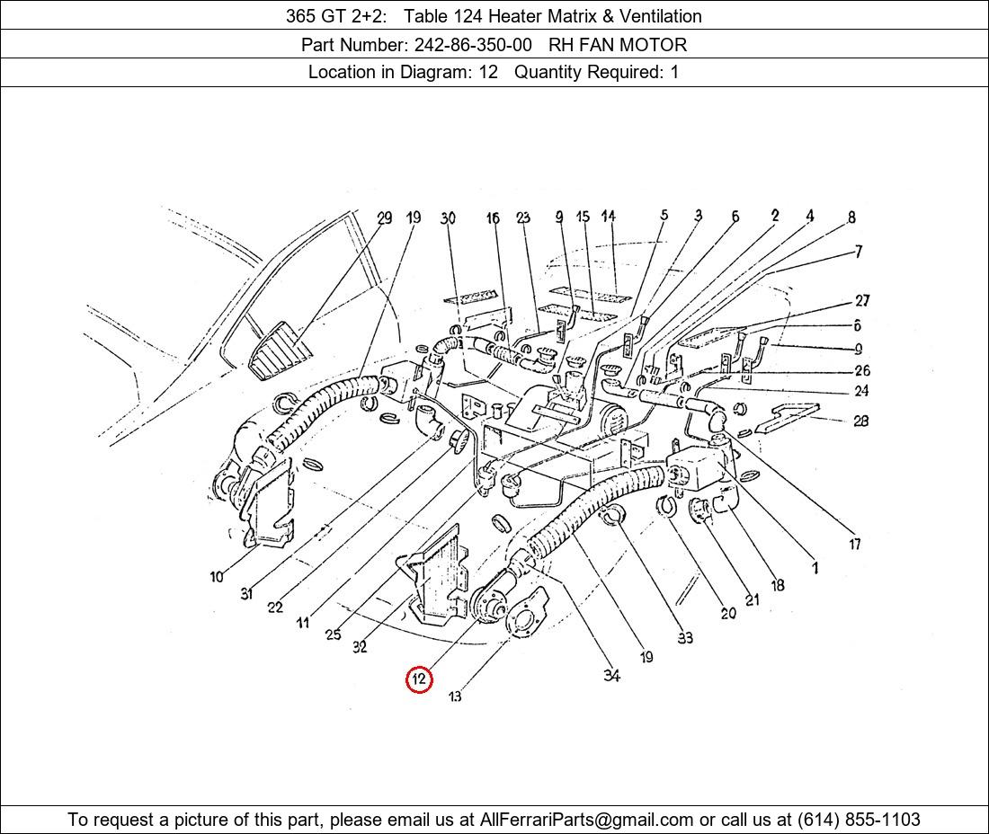 Ferrari Part 242-86-350-00