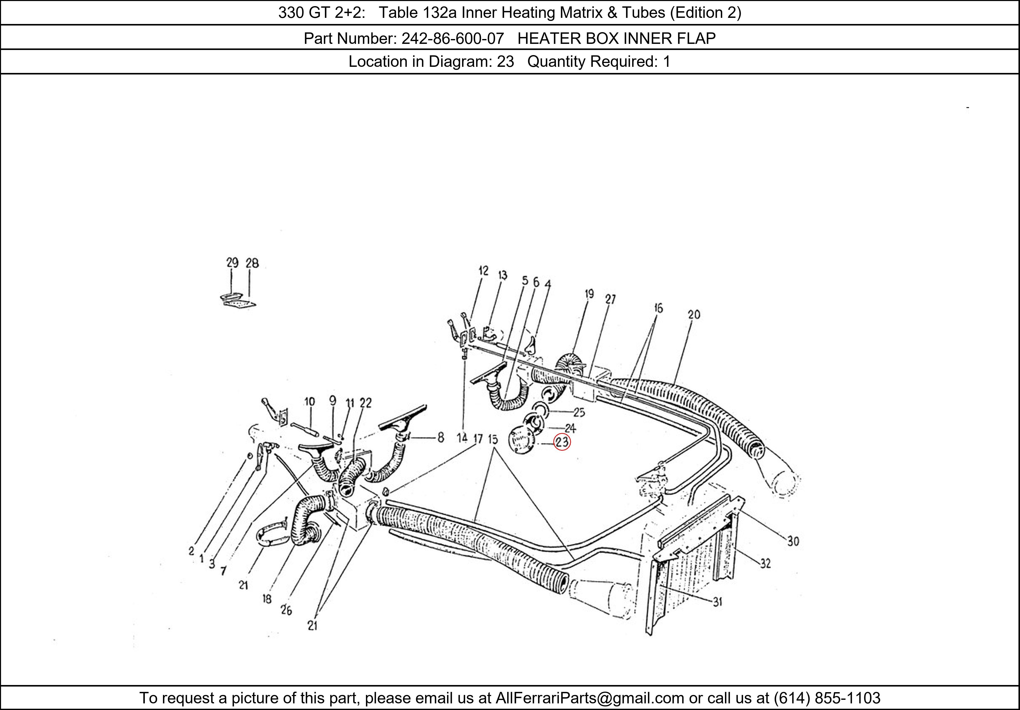 Ferrari Part 242-86-600-07