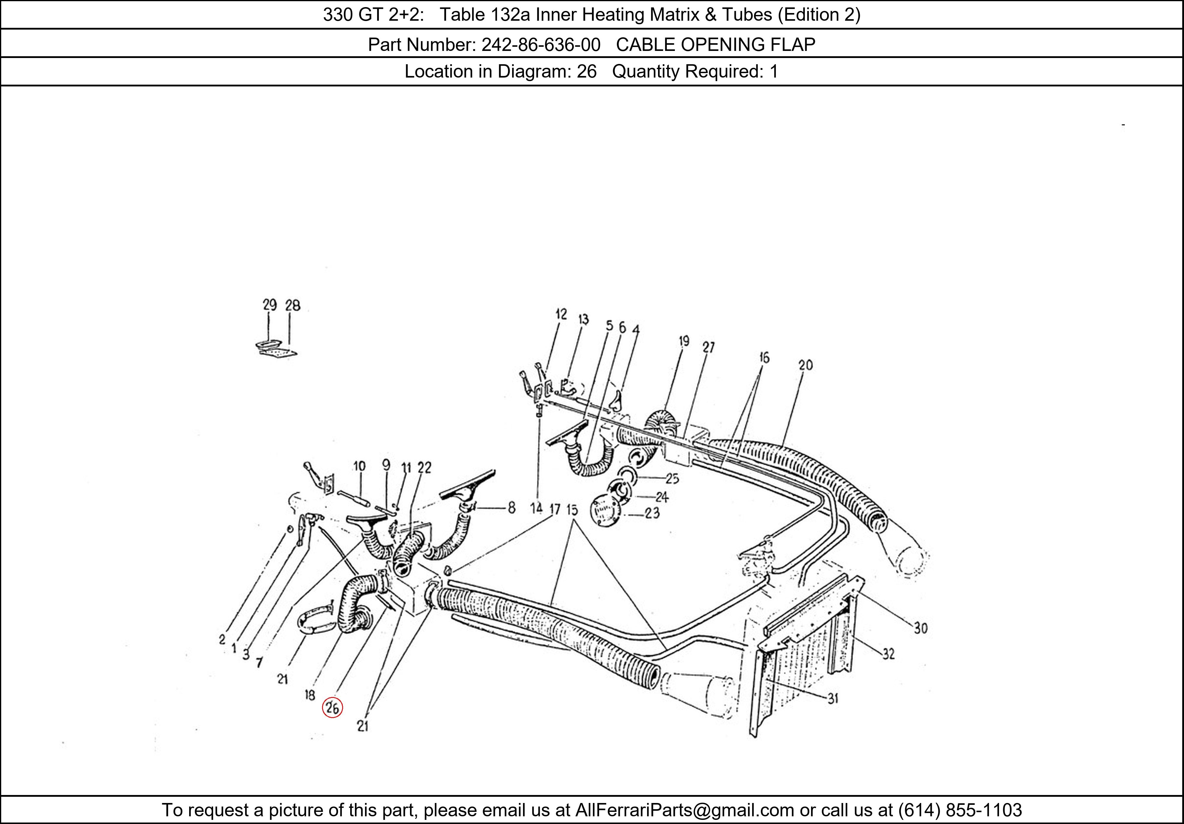 Ferrari Part 242-86-636-00
