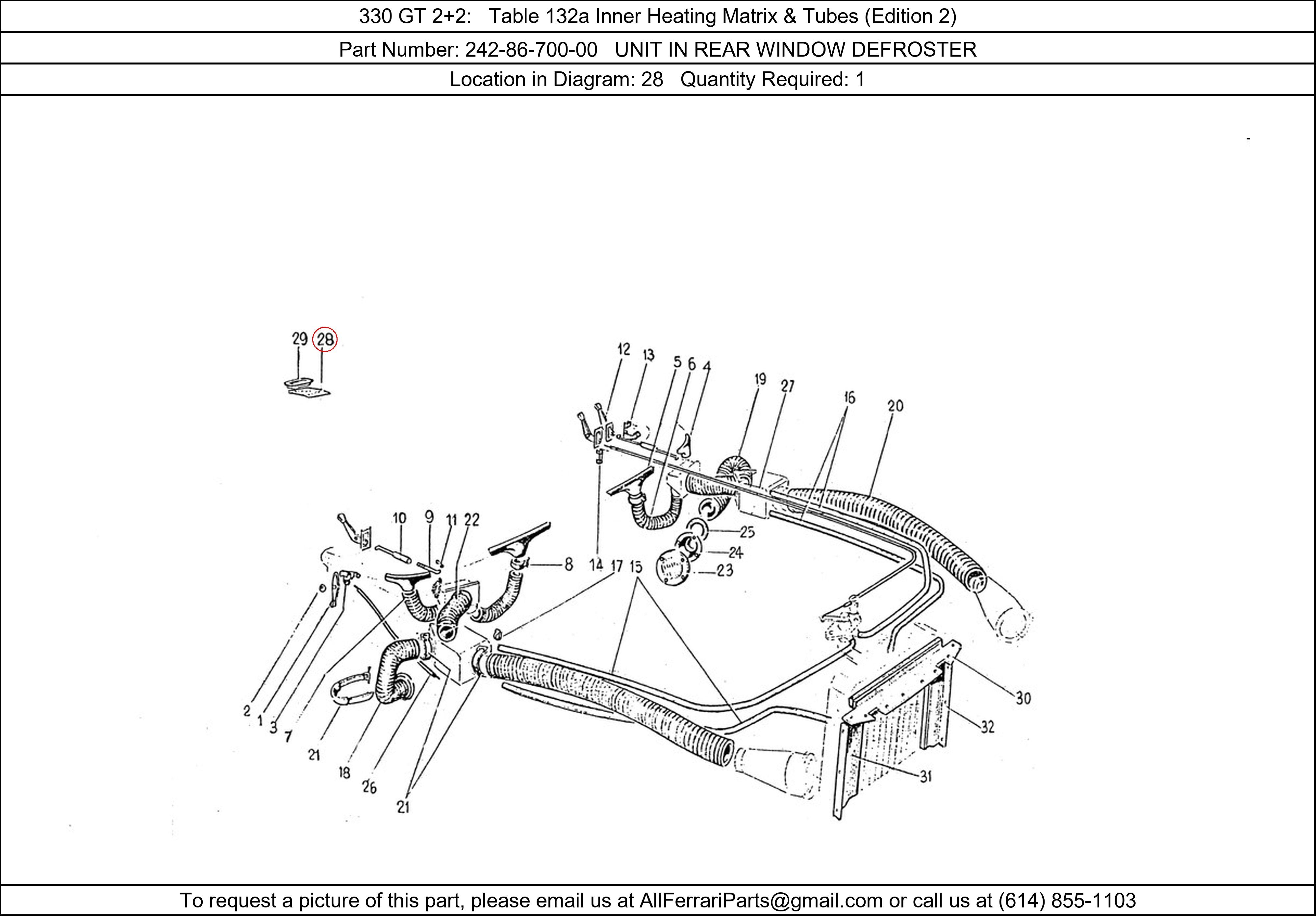Ferrari Part 242-86-700-00