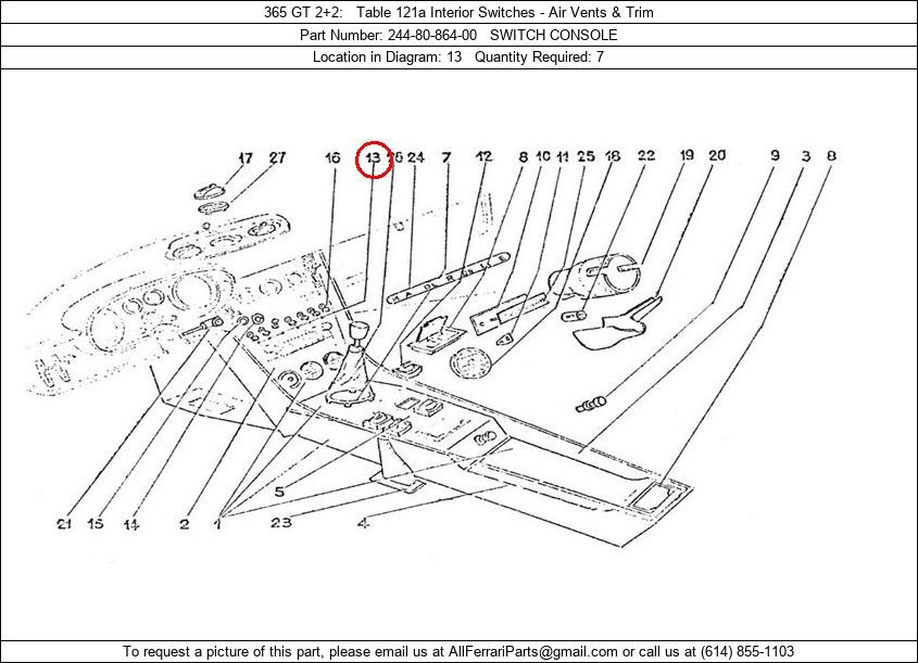 Ferrari Part 244-80-864-00