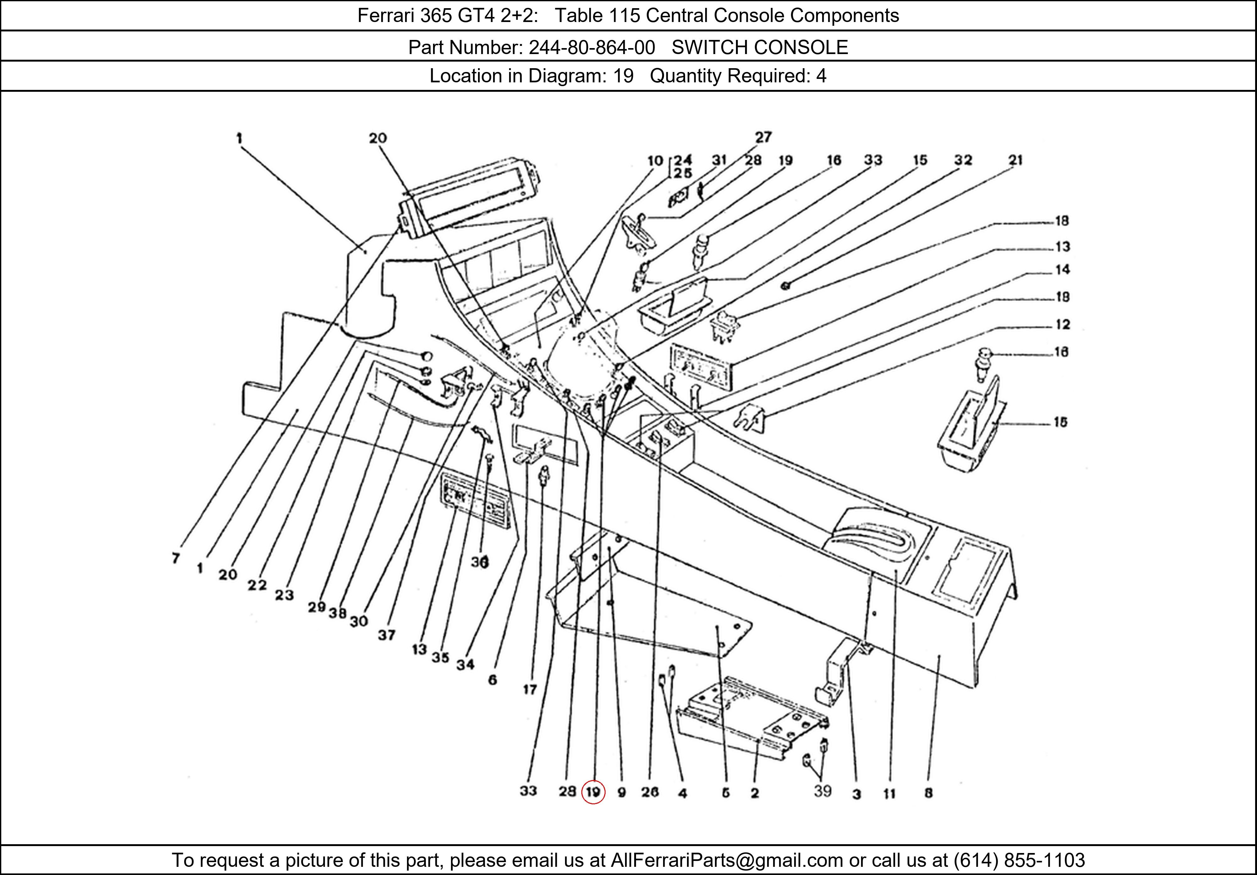 Ferrari Part 244-80-864-00