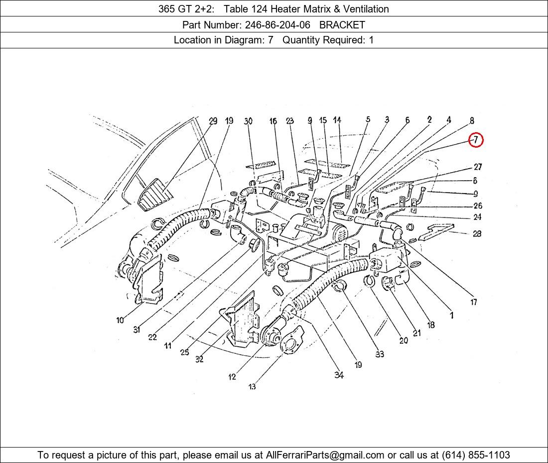 Ferrari Part 246-86-204-06