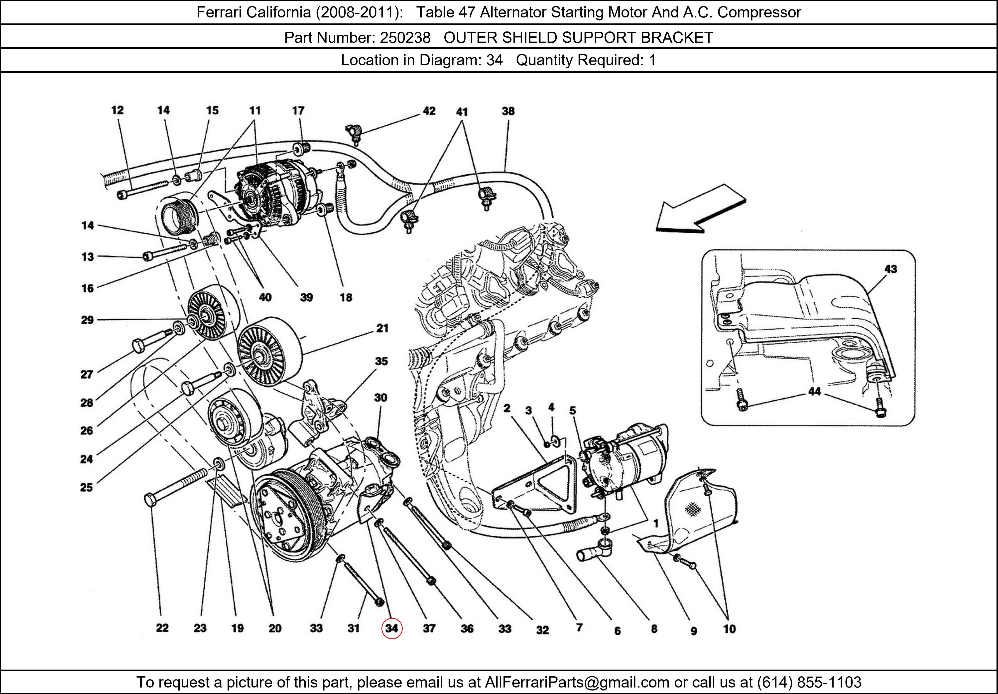 Ferrari Part 250238