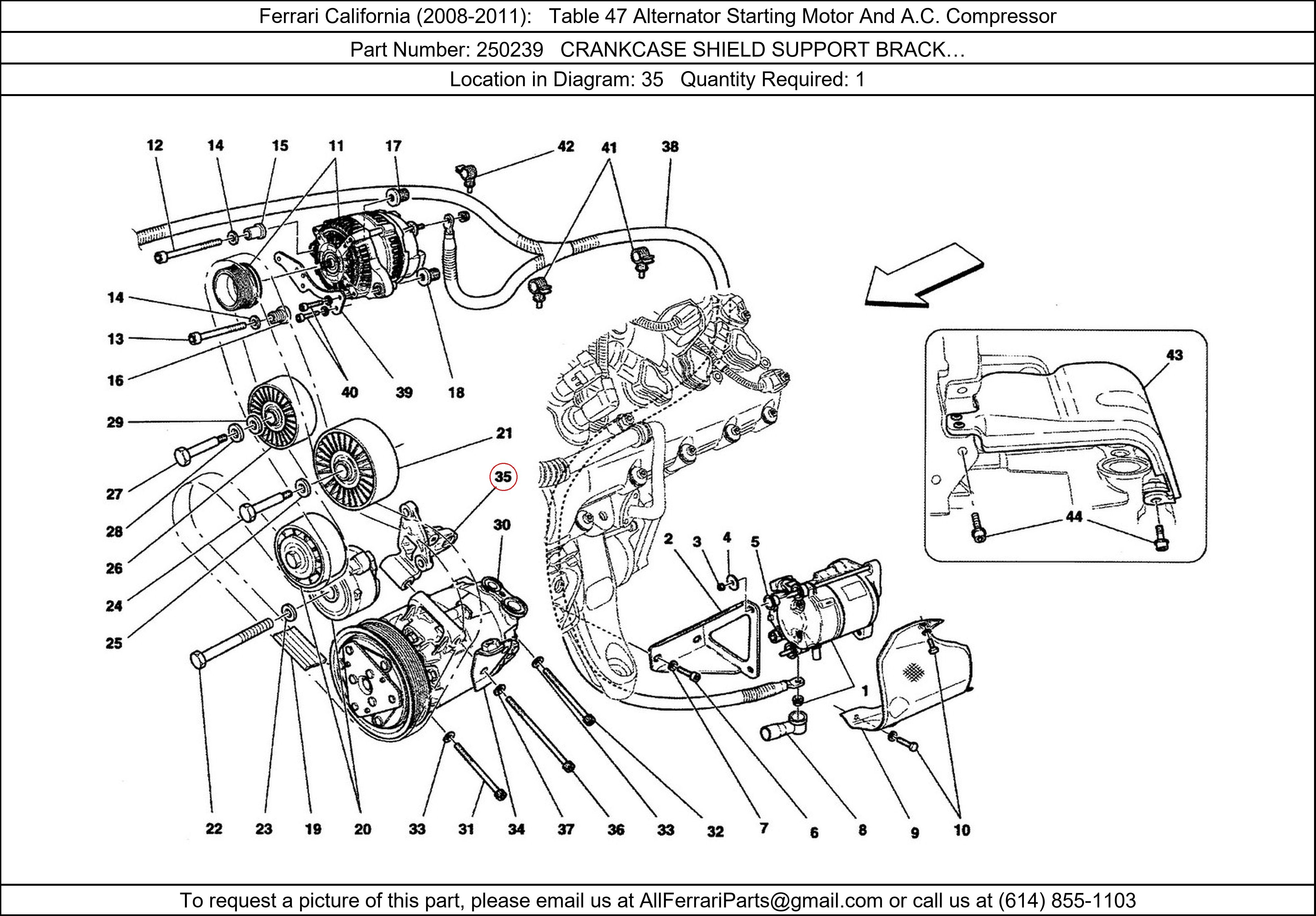 Ferrari Part 250239