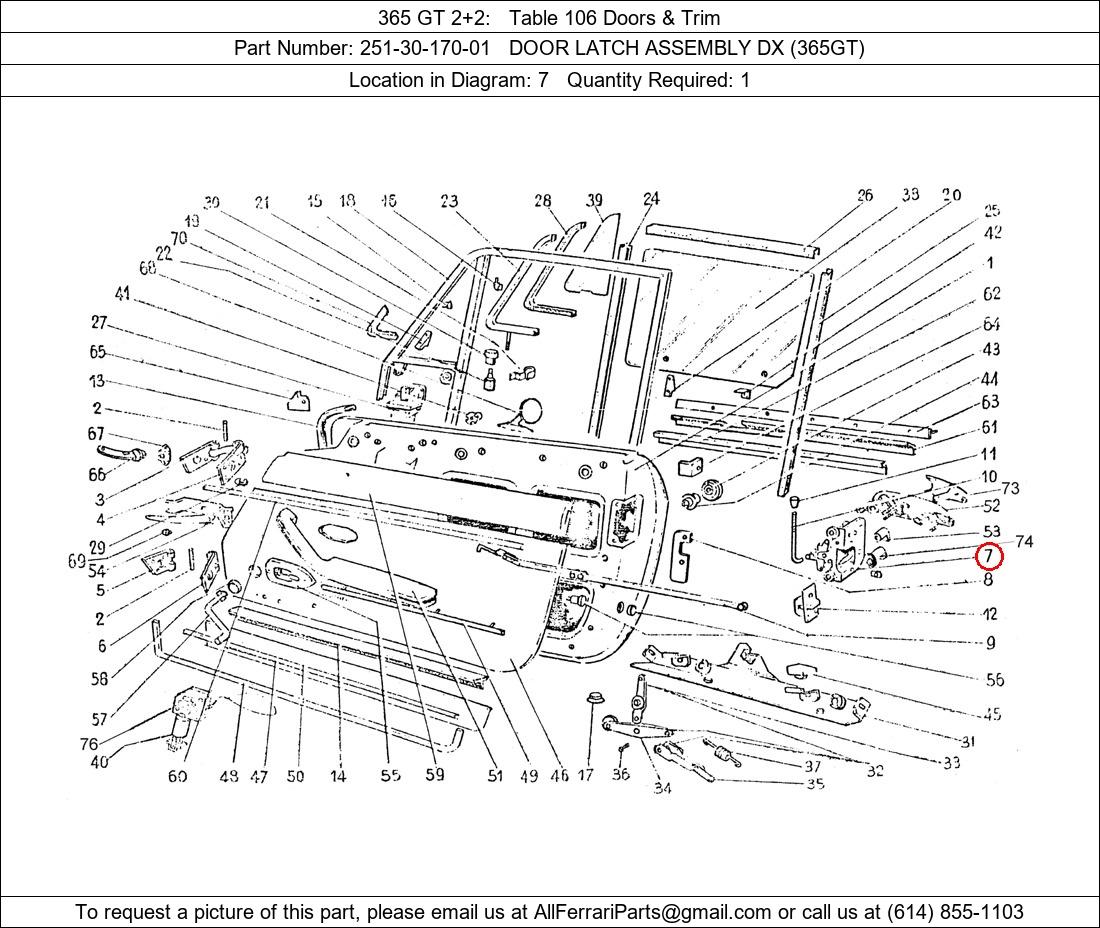 Ferrari Part 251-30-170-01