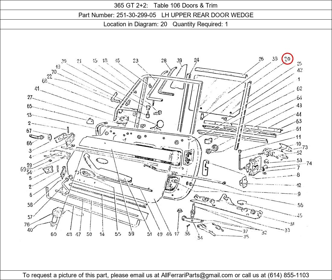 Ferrari Part 251-30-299-05