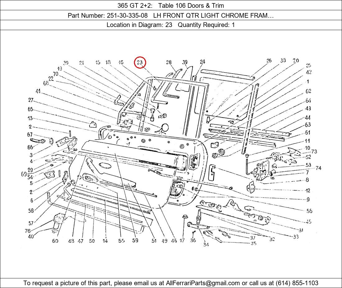 Ferrari Part 251-30-335-08
