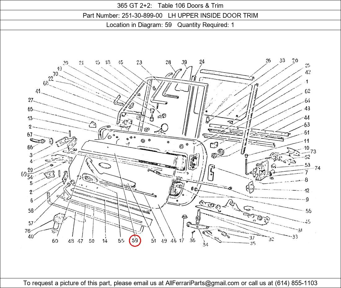 Ferrari Part 251-30-899-00