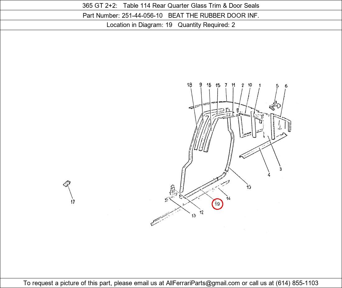 Ferrari Part 251-44-056-10
