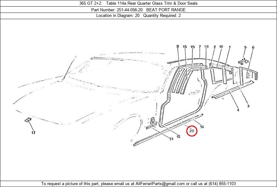Ferrari Part 251-44-056-20