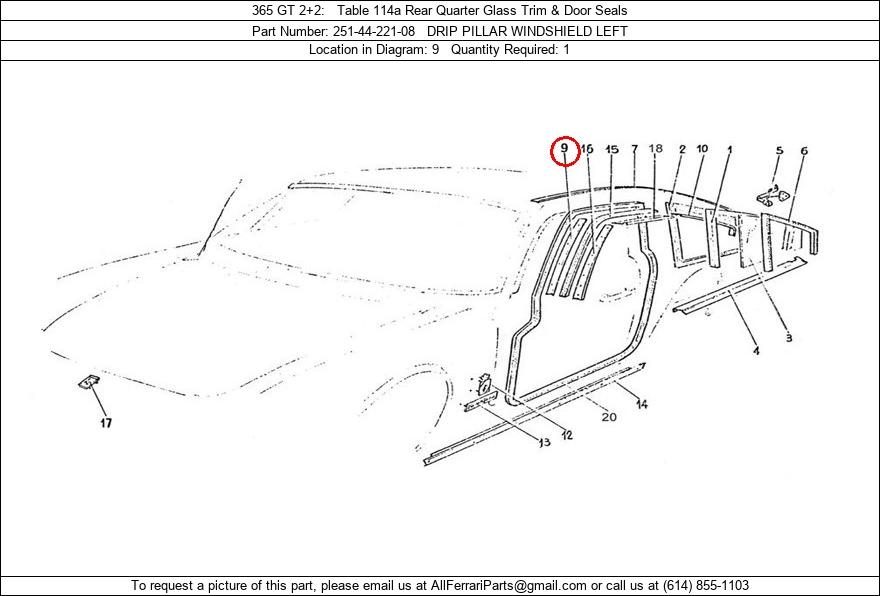 Ferrari Part 251-44-221-08