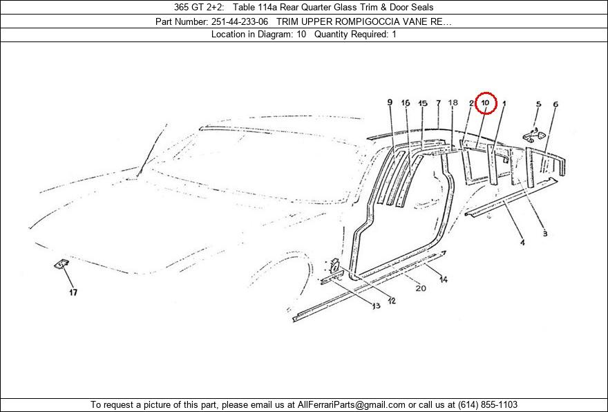Ferrari Part 251-44-233-06