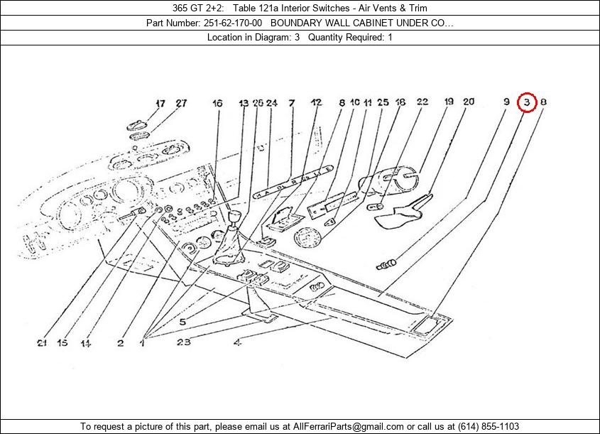 Ferrari Part 251-62-170-00