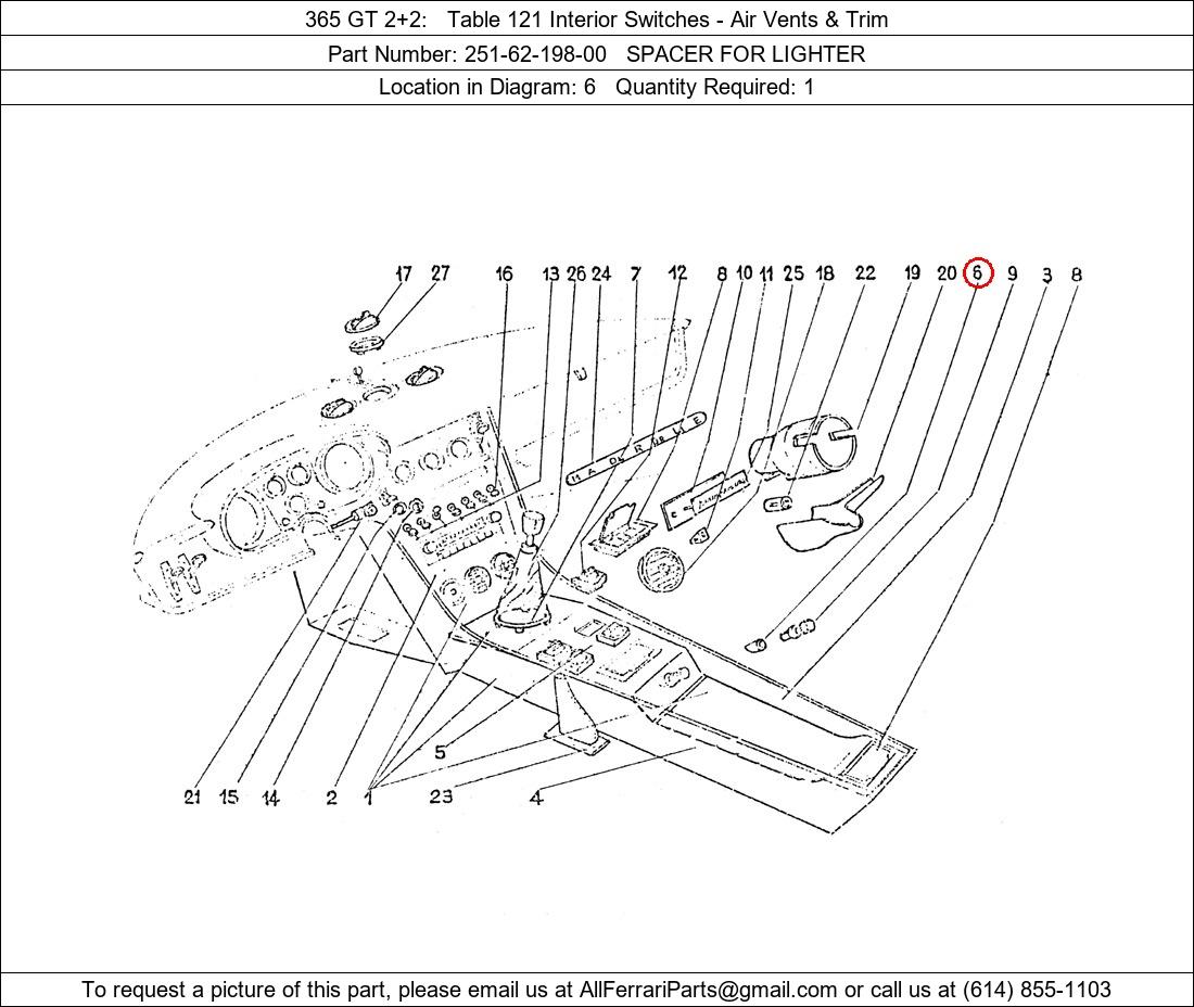 Ferrari Part 251-62-198-00