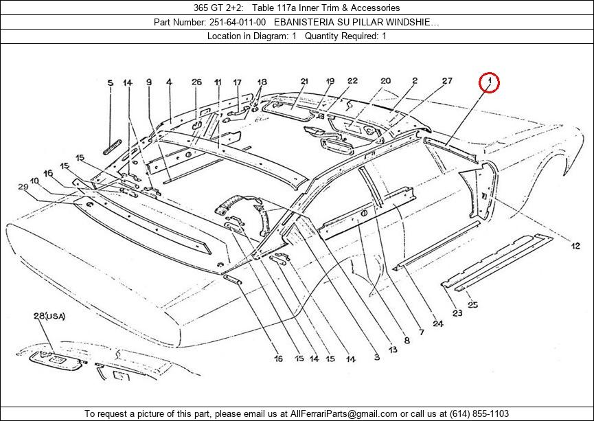 Ferrari Part 251-64-011-00
