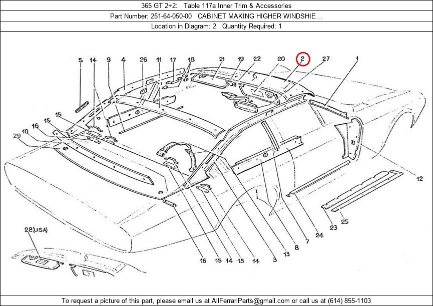Ferrari Part 251-64-050-00