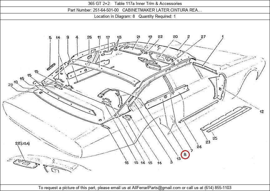 Ferrari Part 251-64-501-00